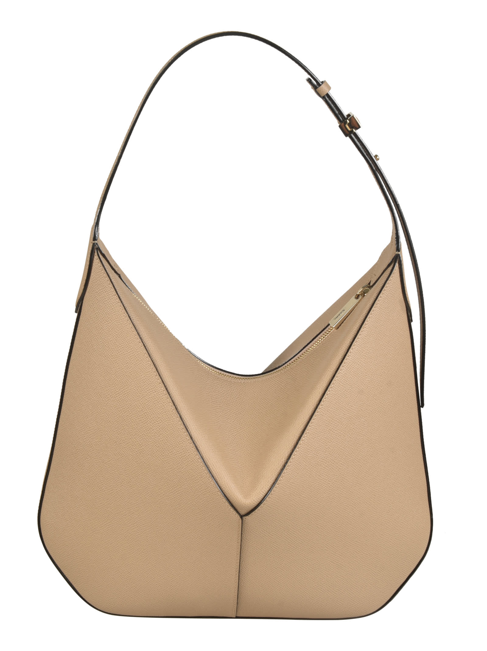 Shop Valextra V Zipped Shoulder Bag In Mbc