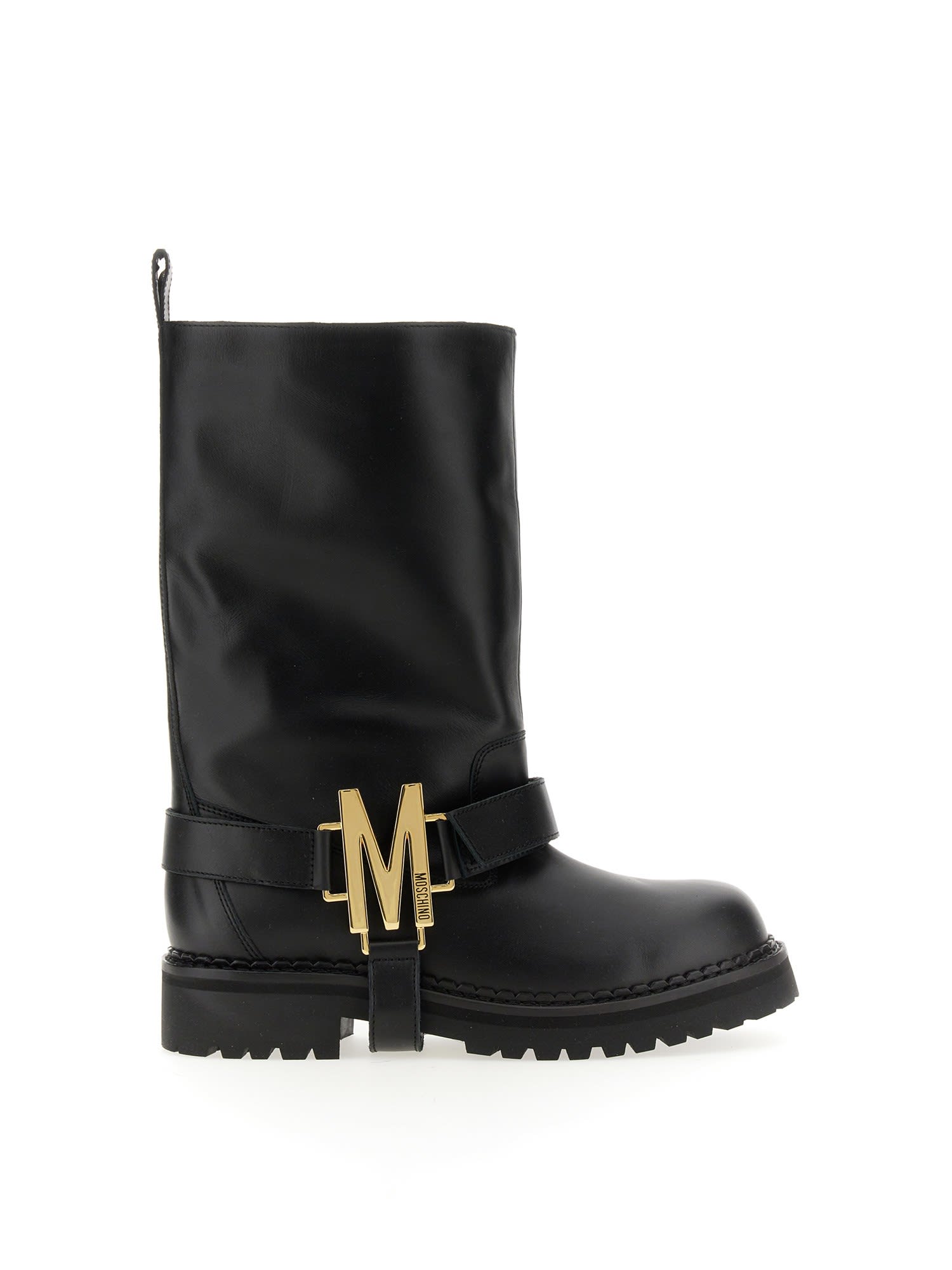 Moschino Leather Boot