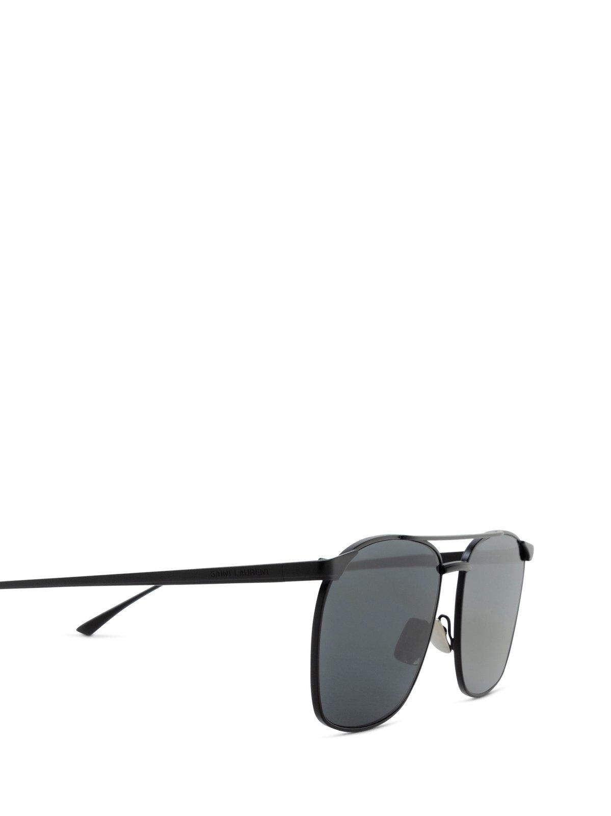 Saint Laurent Pilot-frame Sunglasses In Black