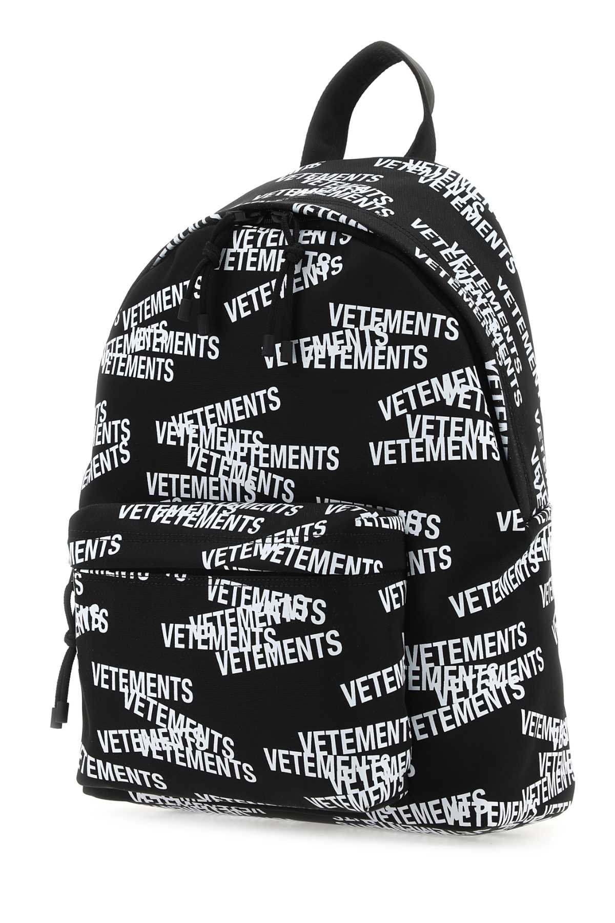 Shop Vetements Black Nylon Backpack