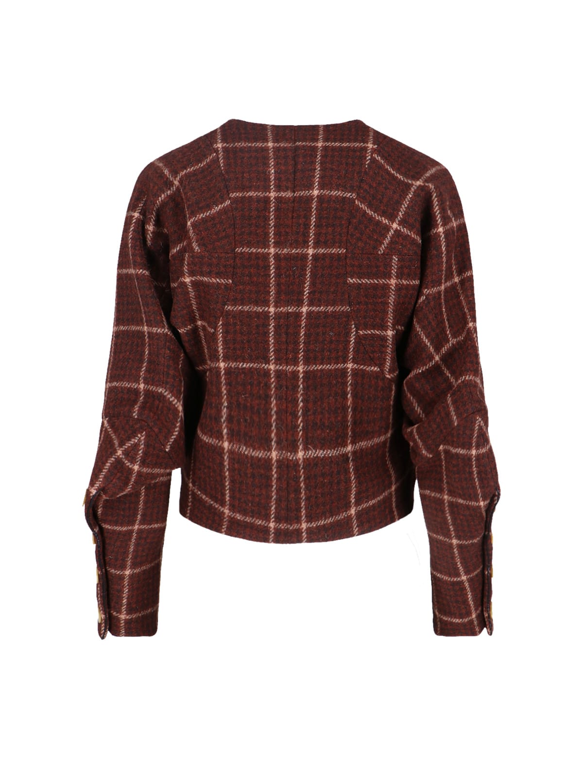 Vivienne Westwood Pourpoint Jkt Casual Jacket In Brown Wool In Brown