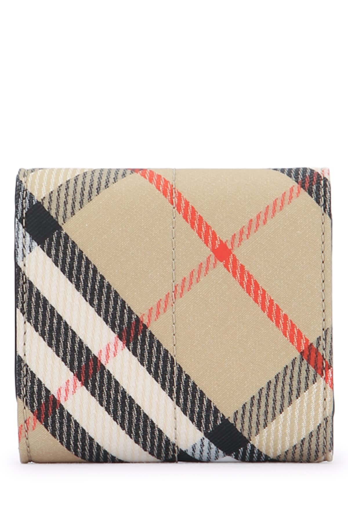 Burberry Ls Snip Compact Wallet Cj1 In Neutral