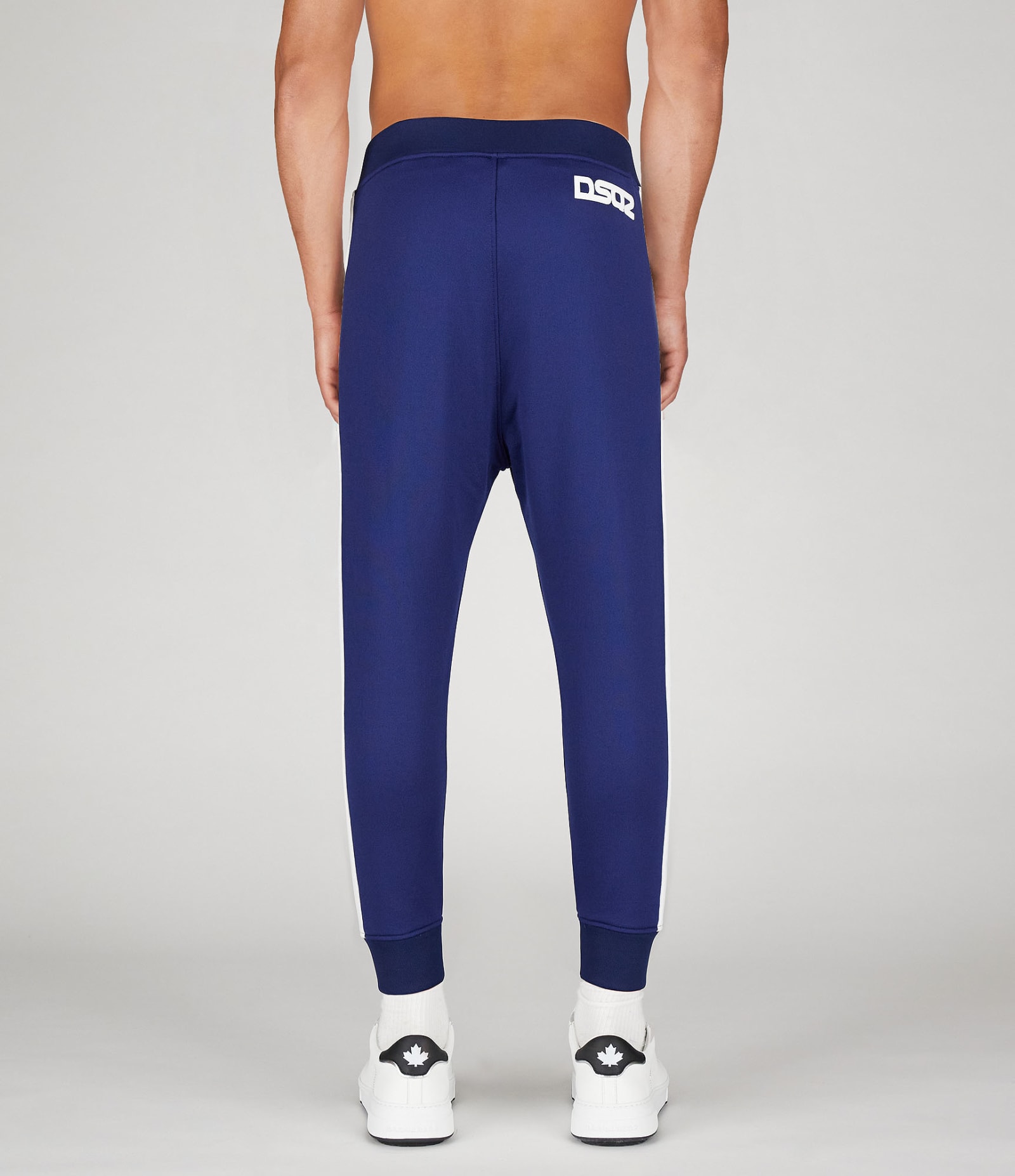 Shop Dsquared2 Pants In Navy Blue