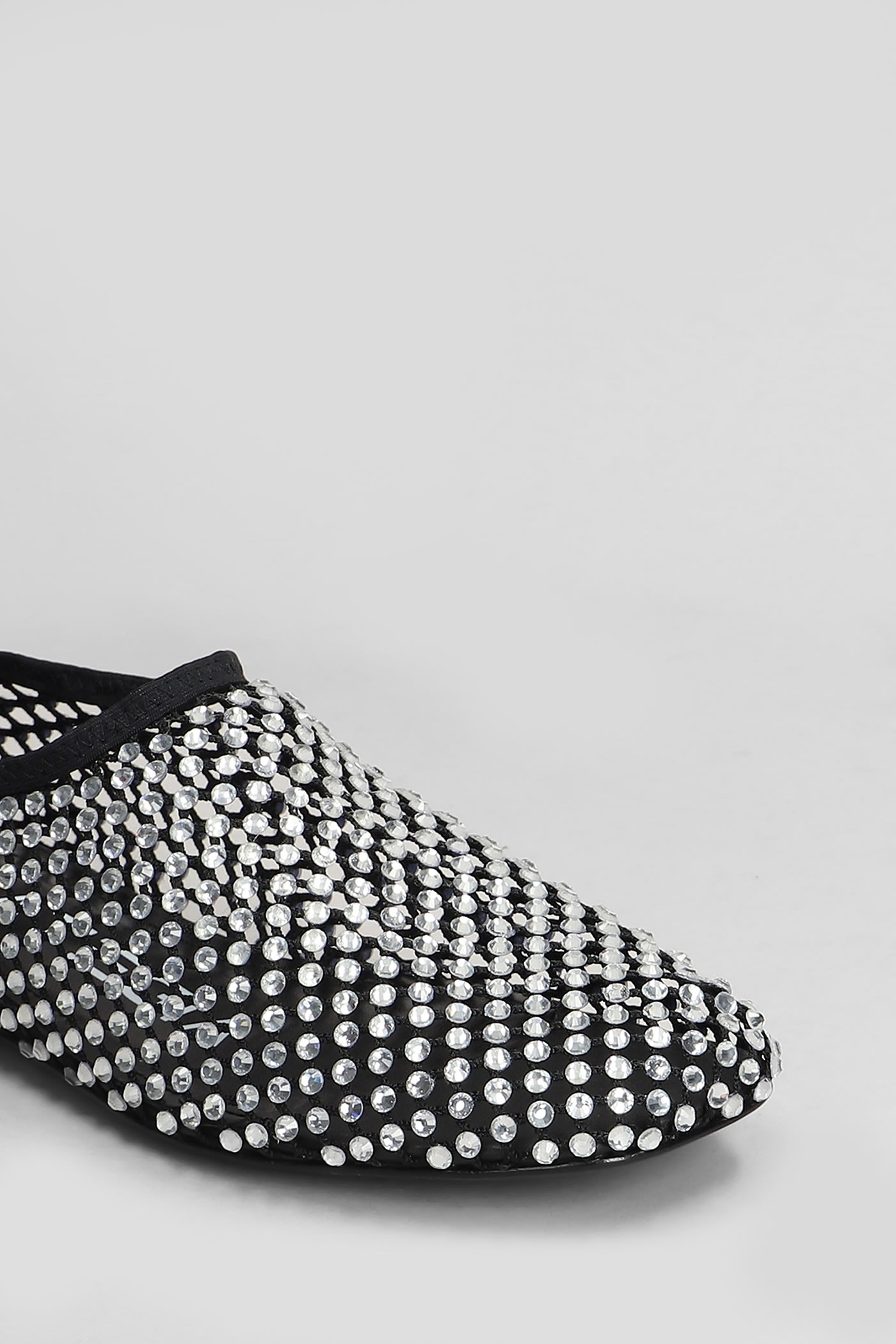 Shop Strategia Ballet Flats In Black Leather