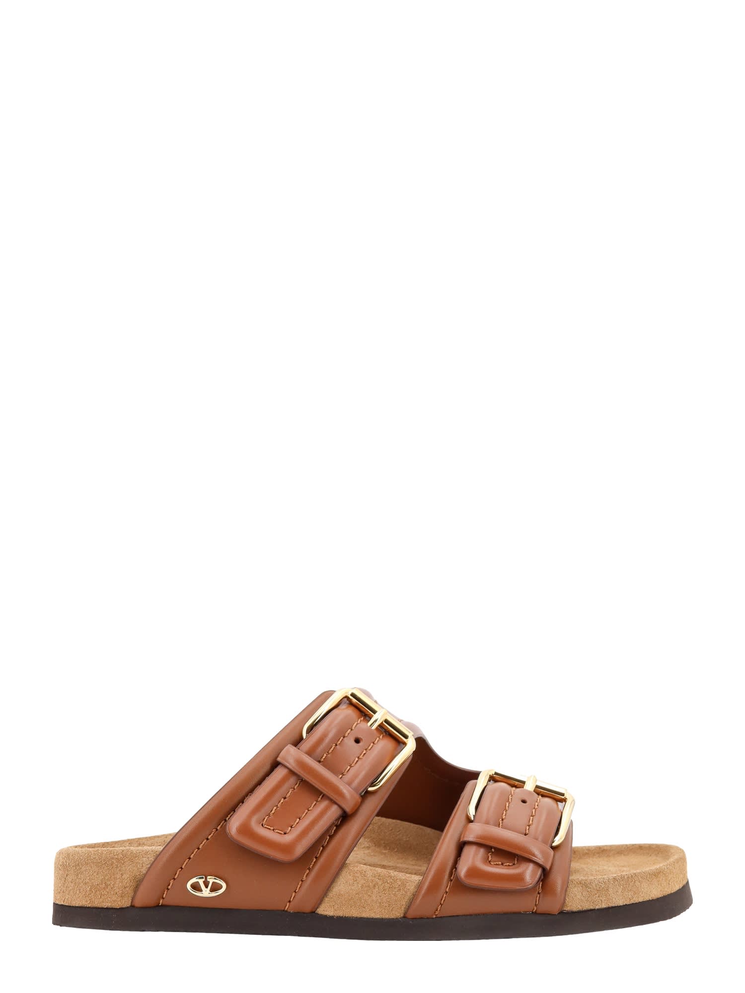 Shop Valentino Sandals In Brown