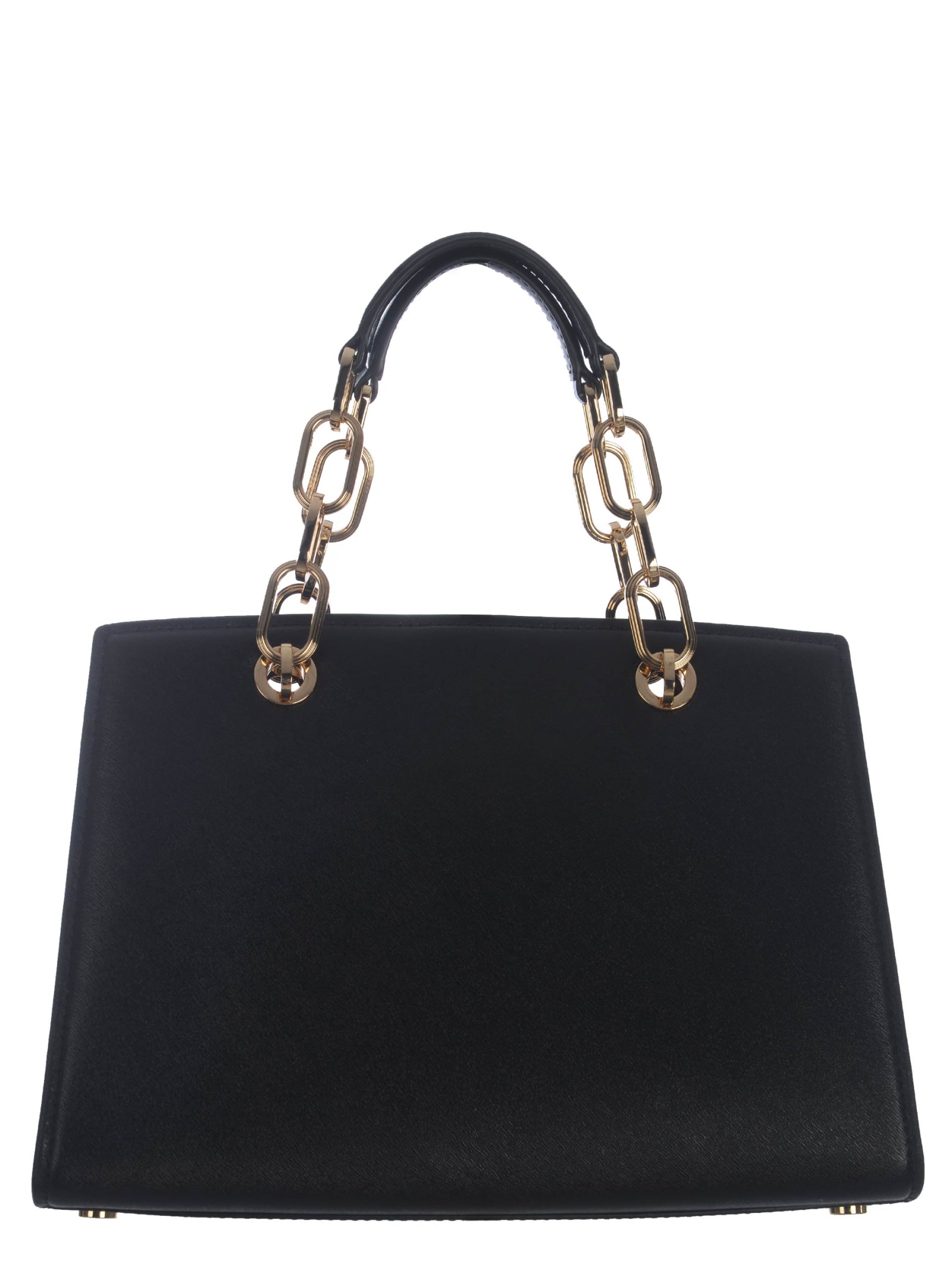 Michael Michael Kors Cynthia Leather Bag In Nero