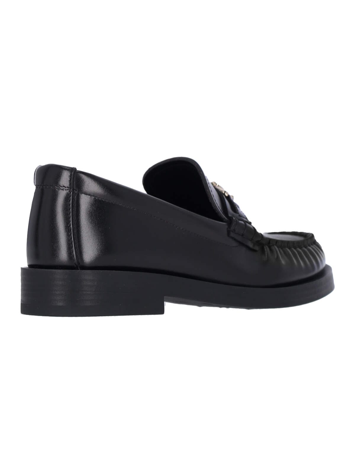 Shop Jimmy Choo Addie Loafers In Black