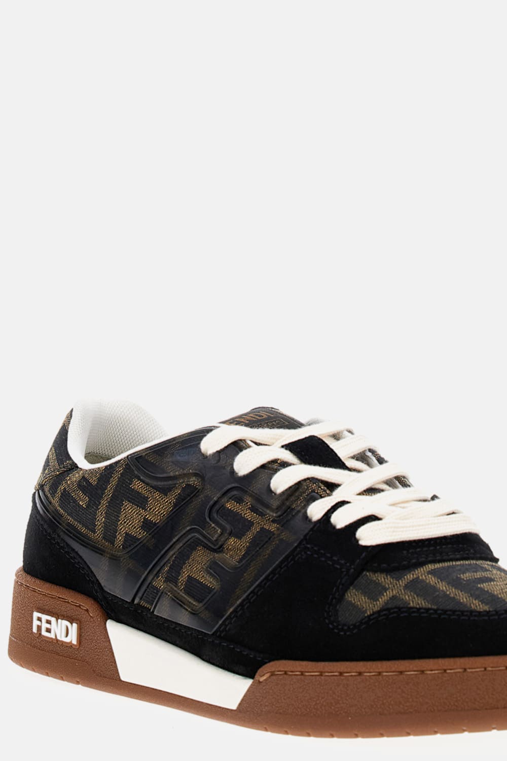 Fendi Match Monogram Low-top Sneakers In Multi