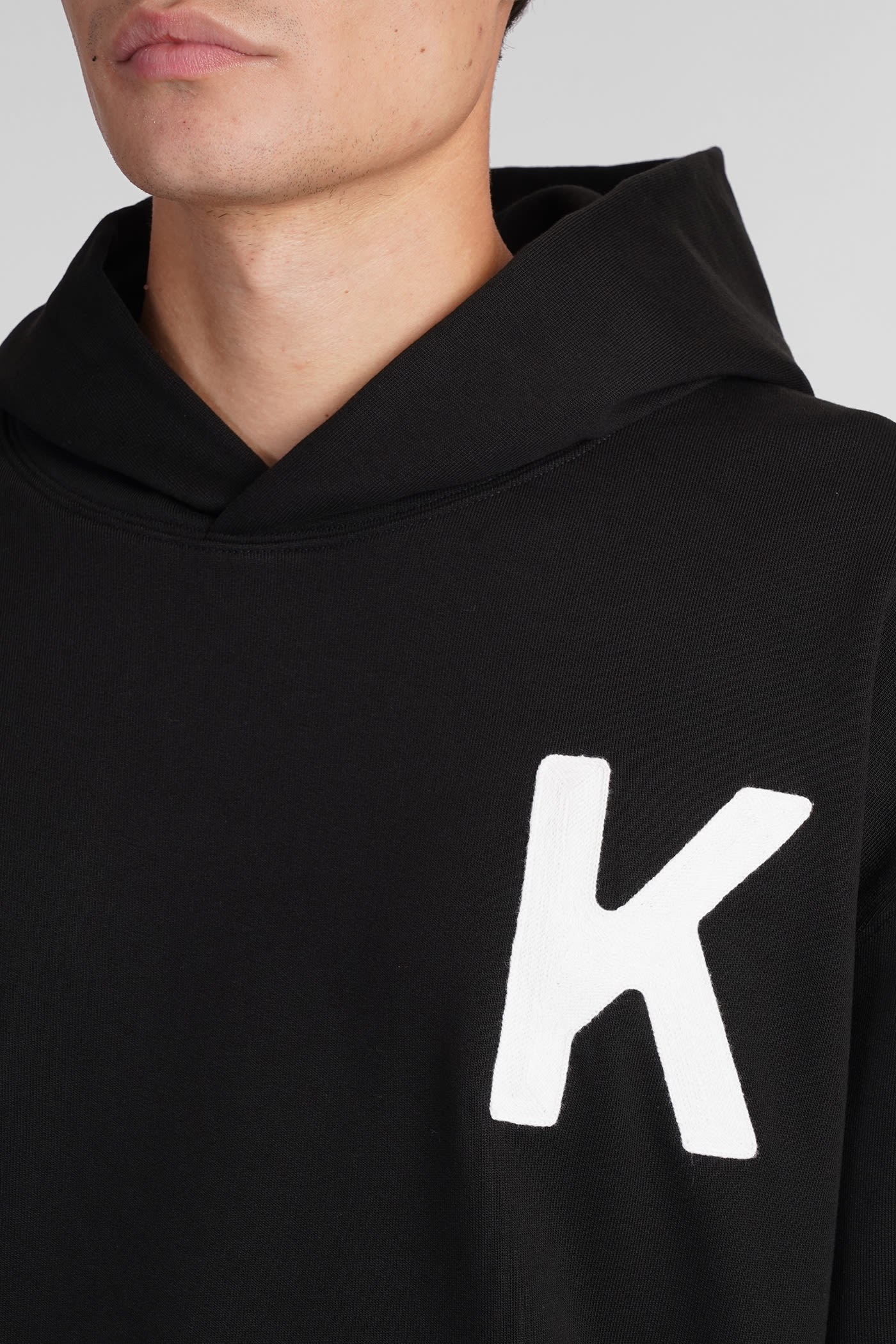 Shop Kenzo Sweatshirt In Black Cotton