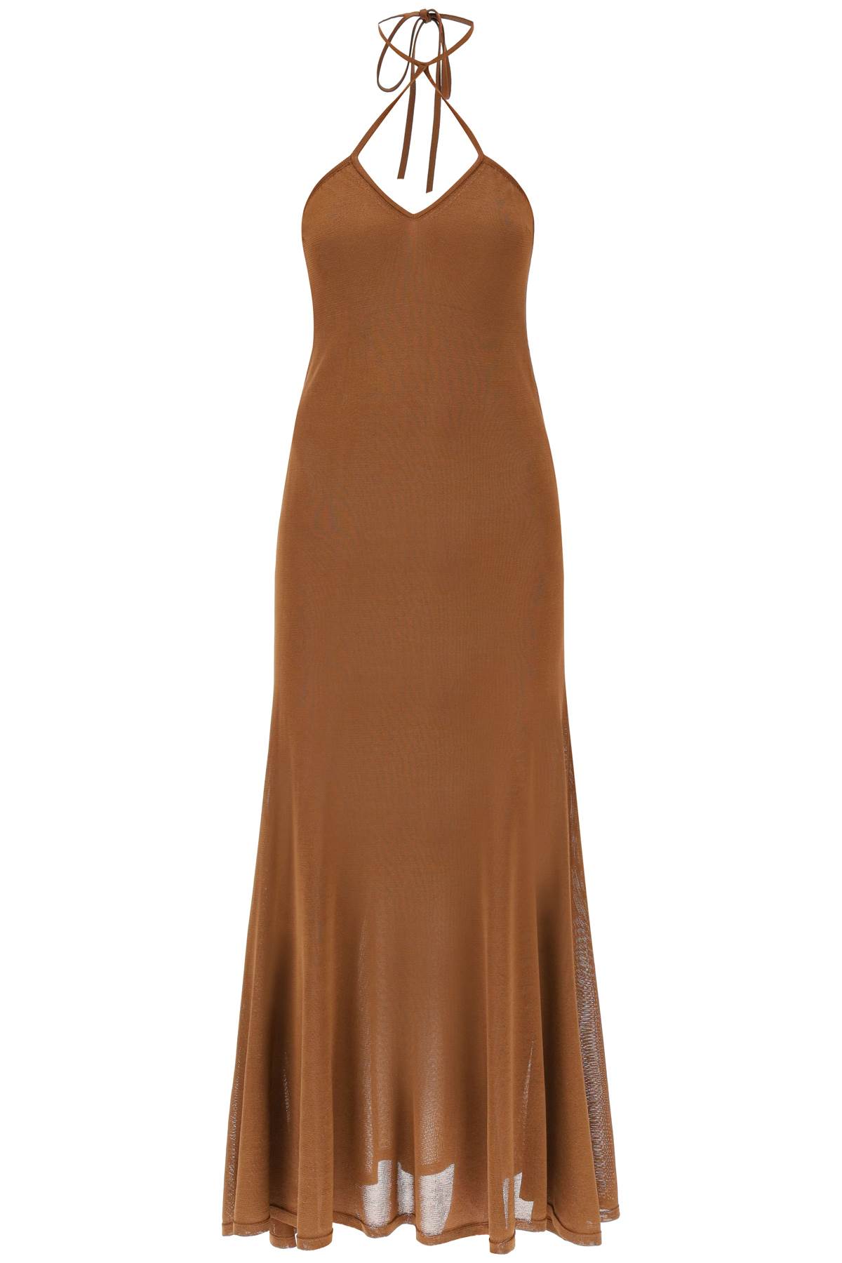 Shop Tom Ford Off-shoulder Long Dress In Bronze