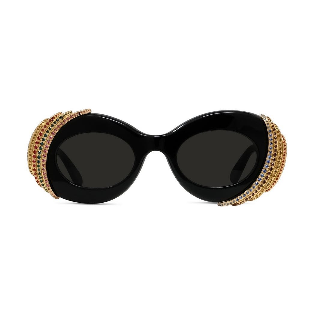 Shop Loewe Sunglasses In Nero/nero