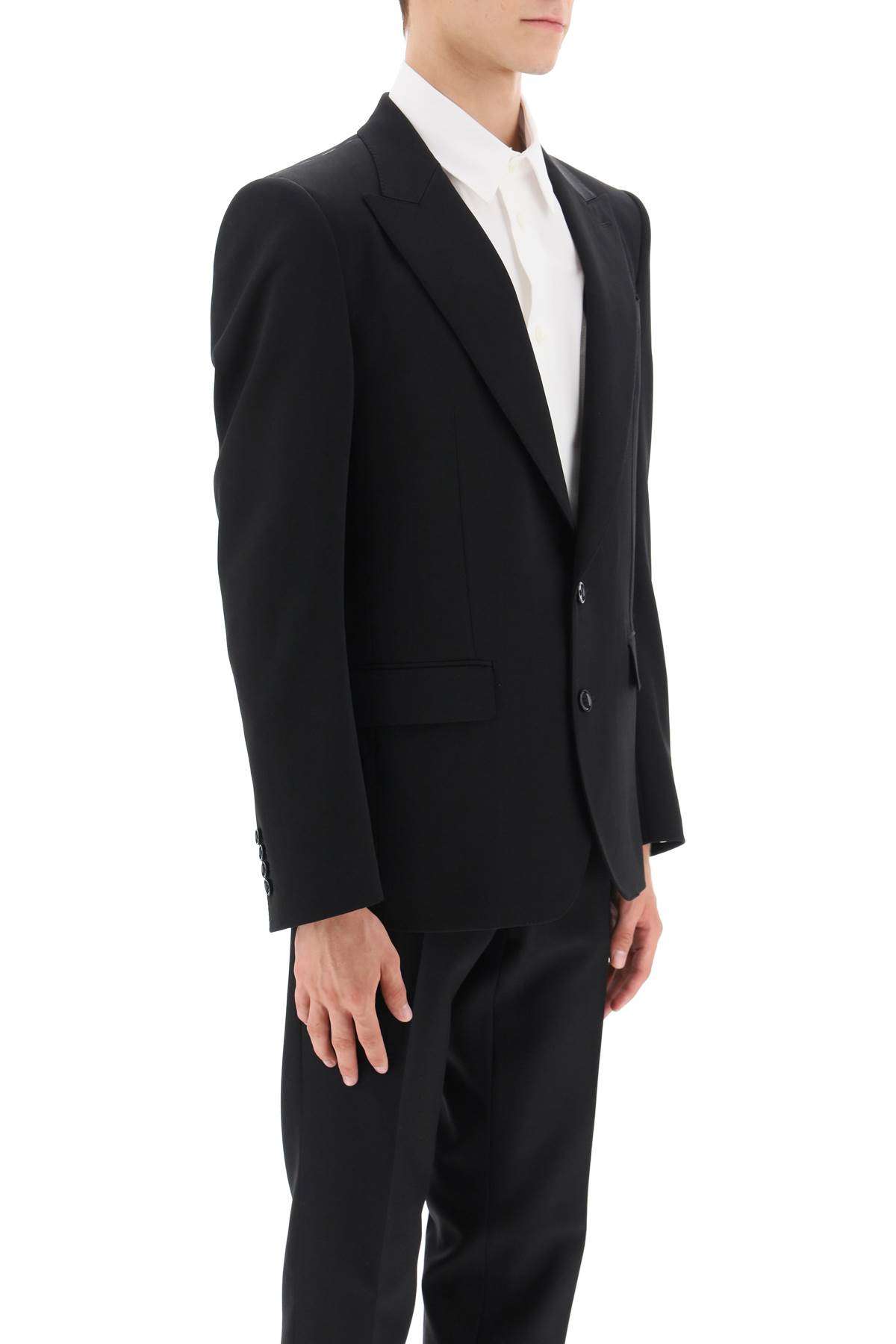 DOLCE & GABBANA SINGLE-BREASTED WOOL JACKET