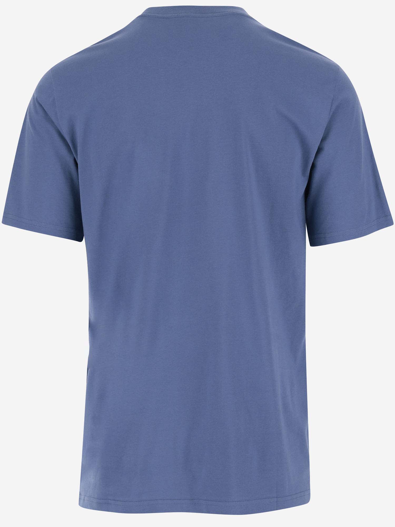 Shop Carhartt Cotton T-shirt With Logo In Blue