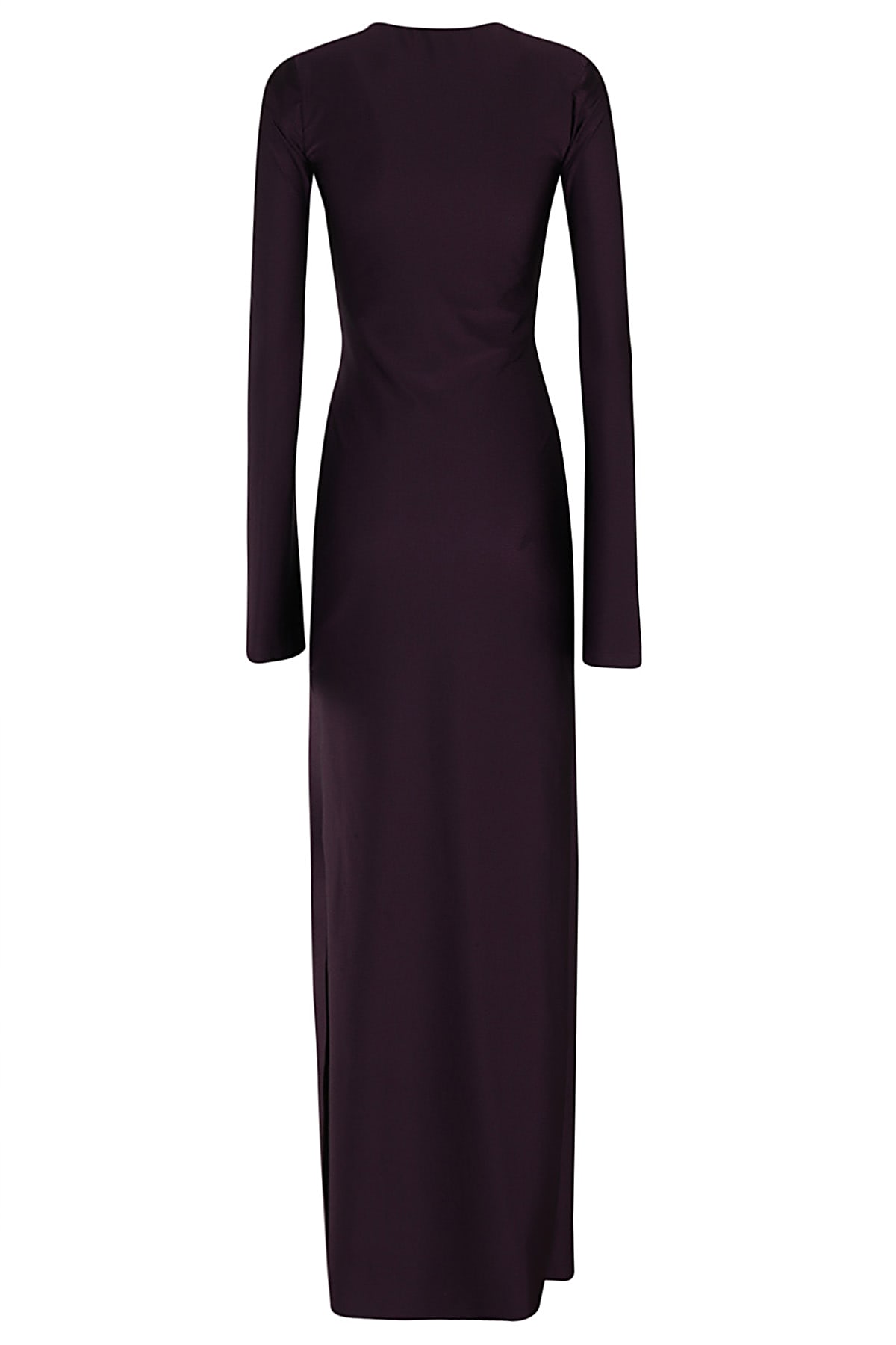 Amen L Dress In Lycra W Piercing In Bordeaux