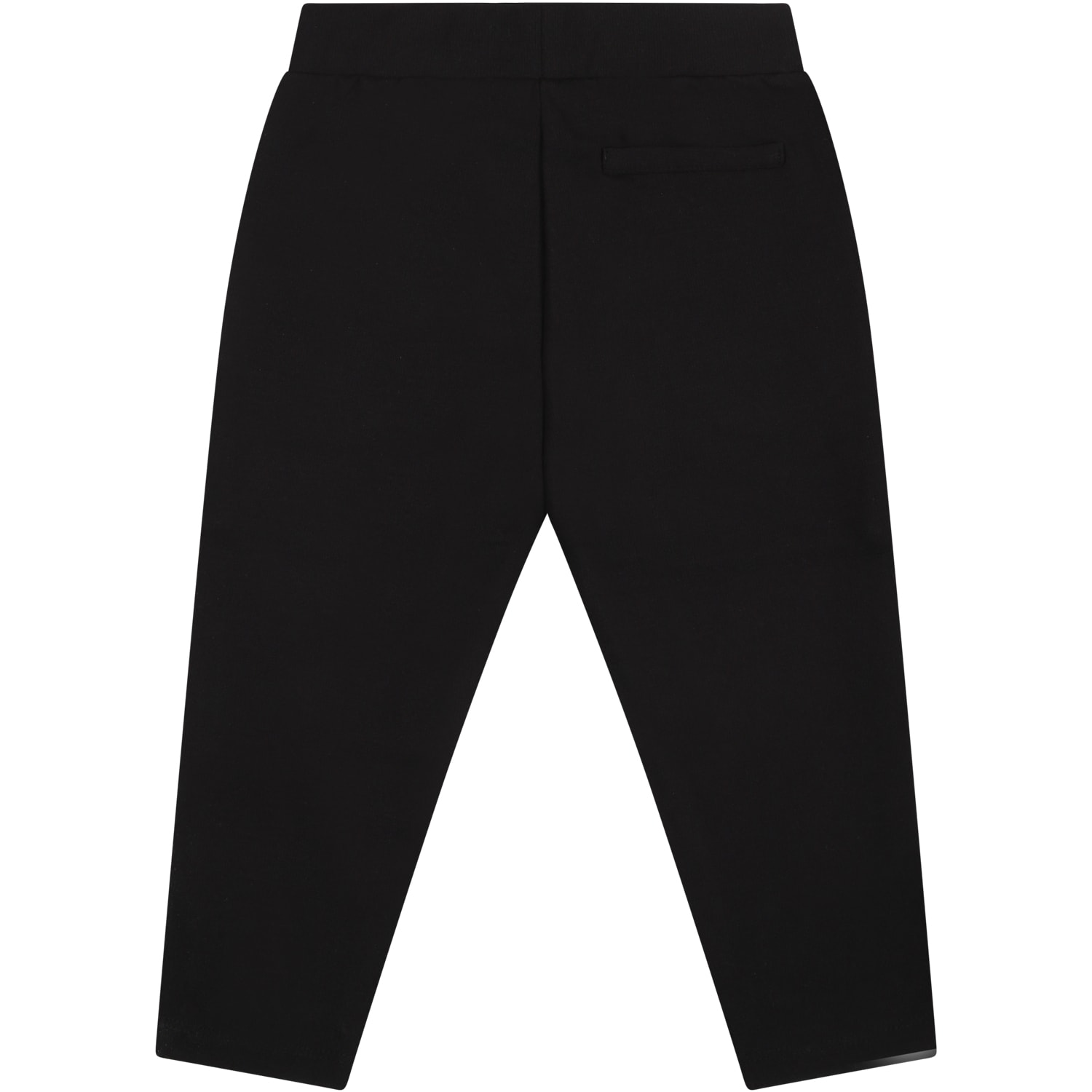 Shop Calvin Klein Black Trousers For Baby Boy With Logo
