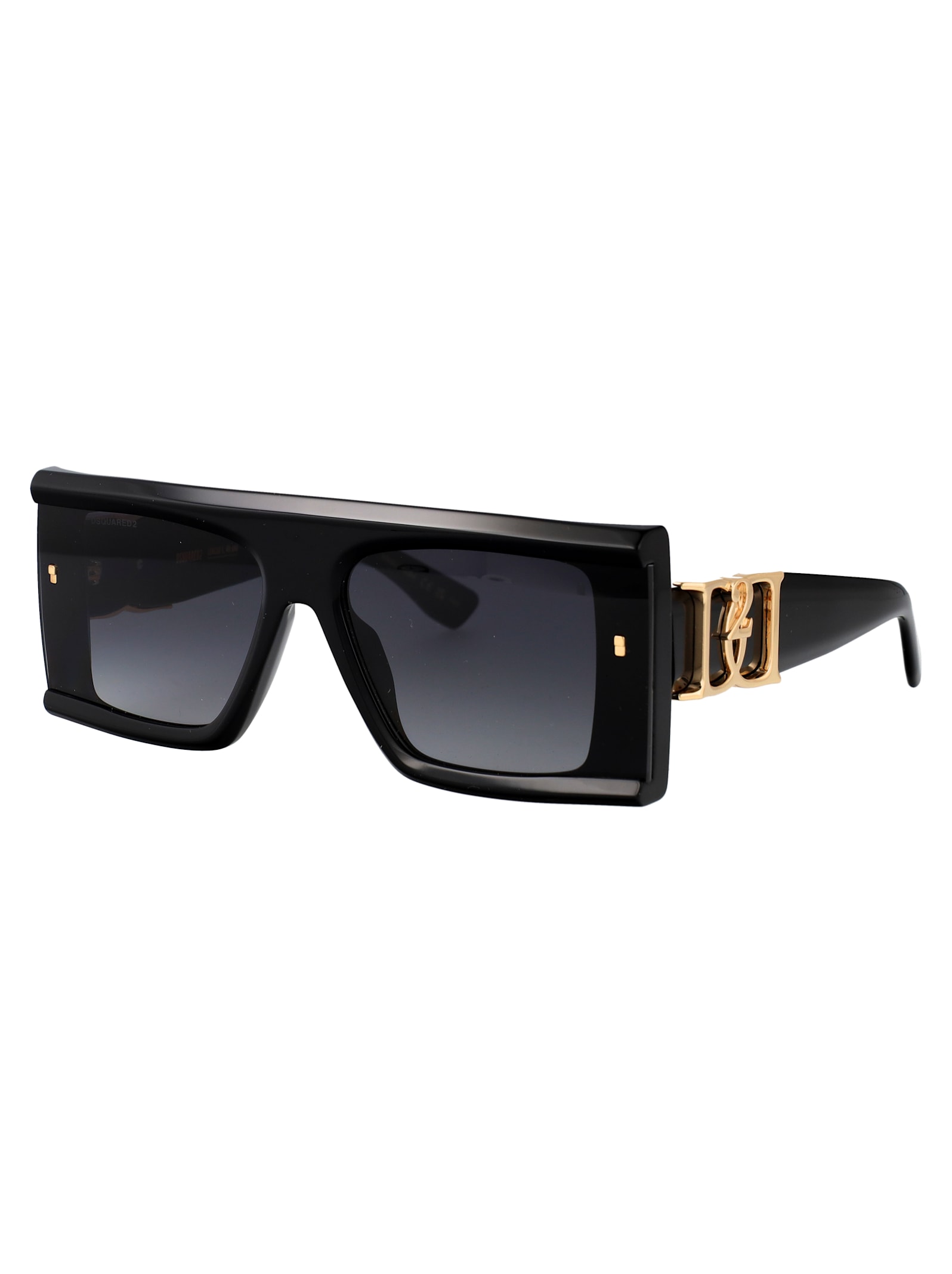 Dsquared2 Black Acetate Sunglasses In Black