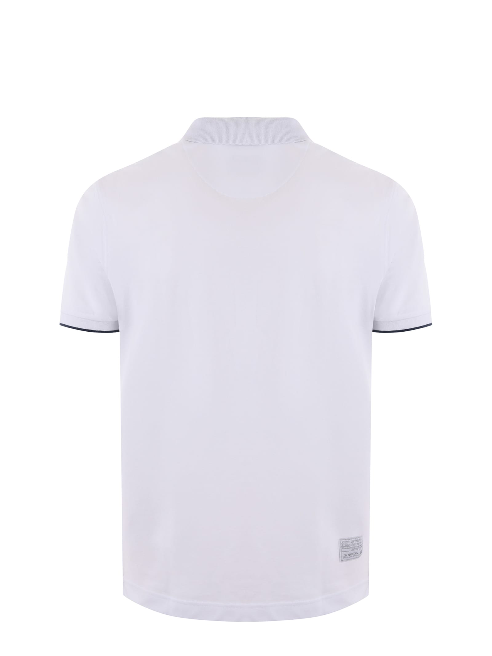 Shop La Martina Polo Shirt In Bianco