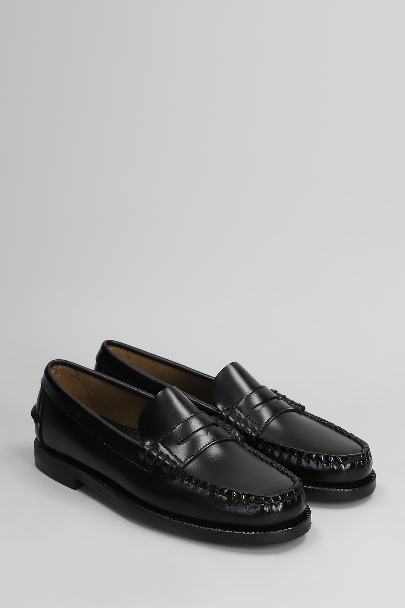 Sebago Black Pull-on Loafers