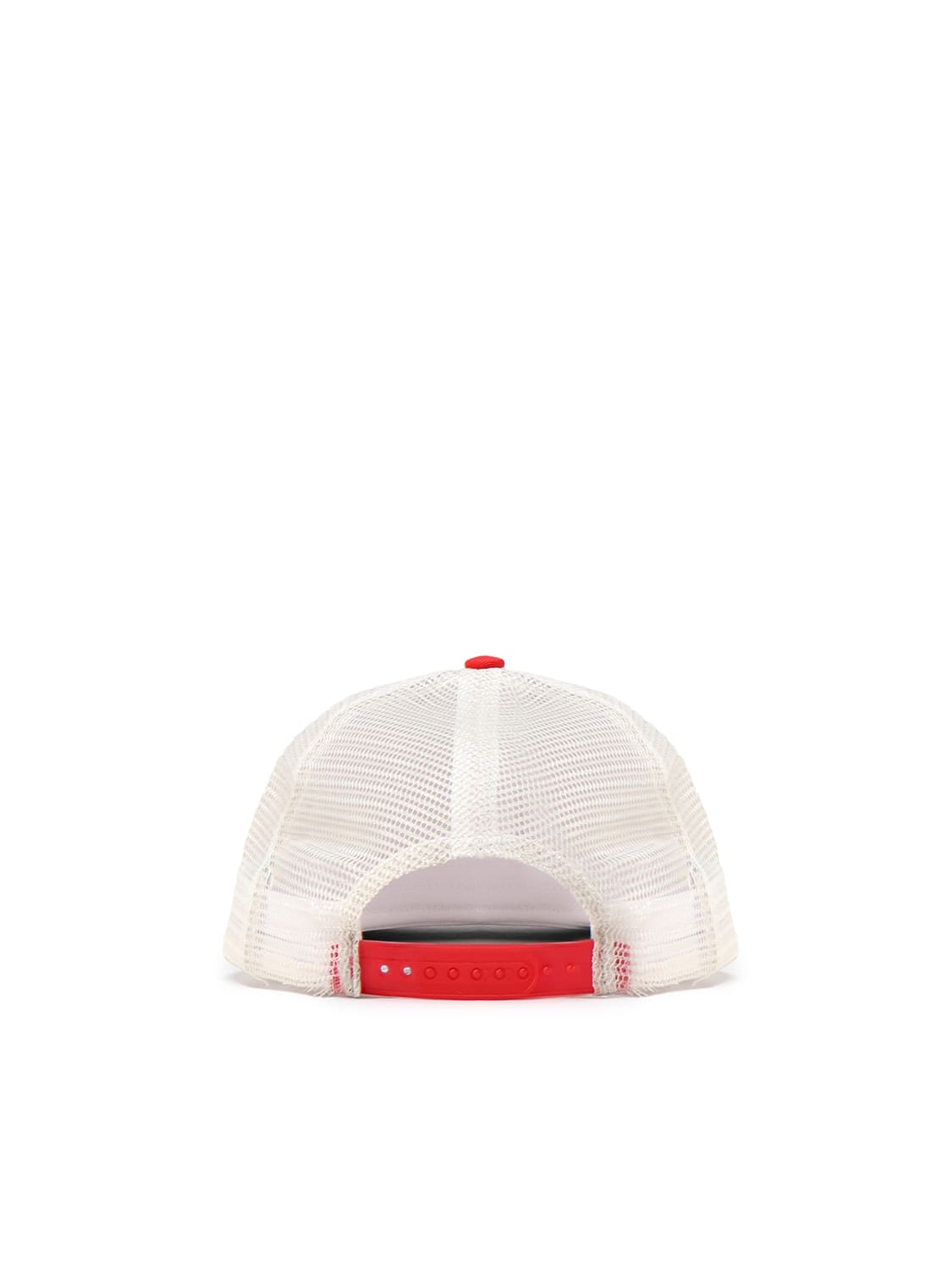 Shop Rhude Baseball Hat Logo In White, Red