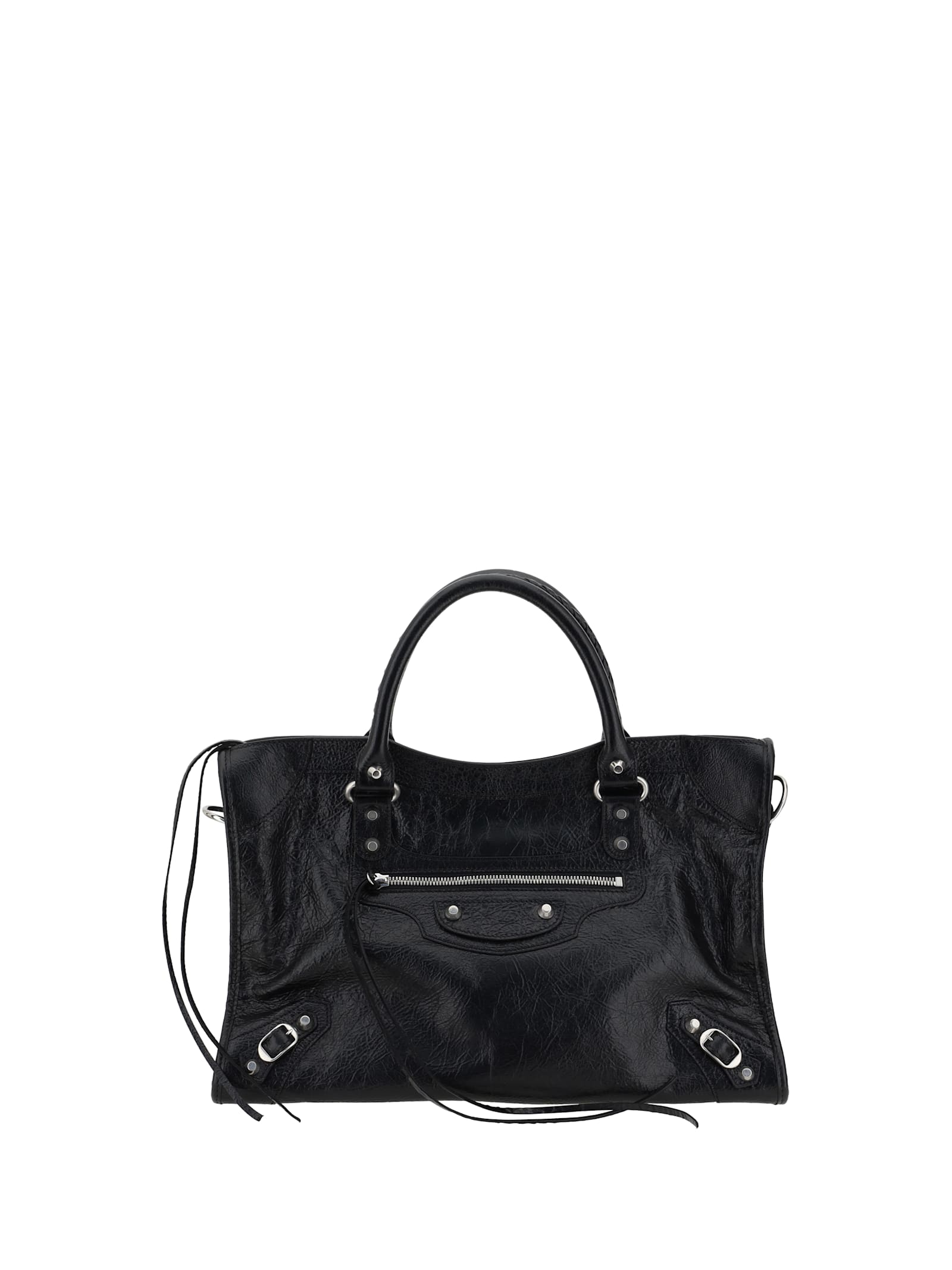 Balenciaga Women Le City Medium Handbag In Black