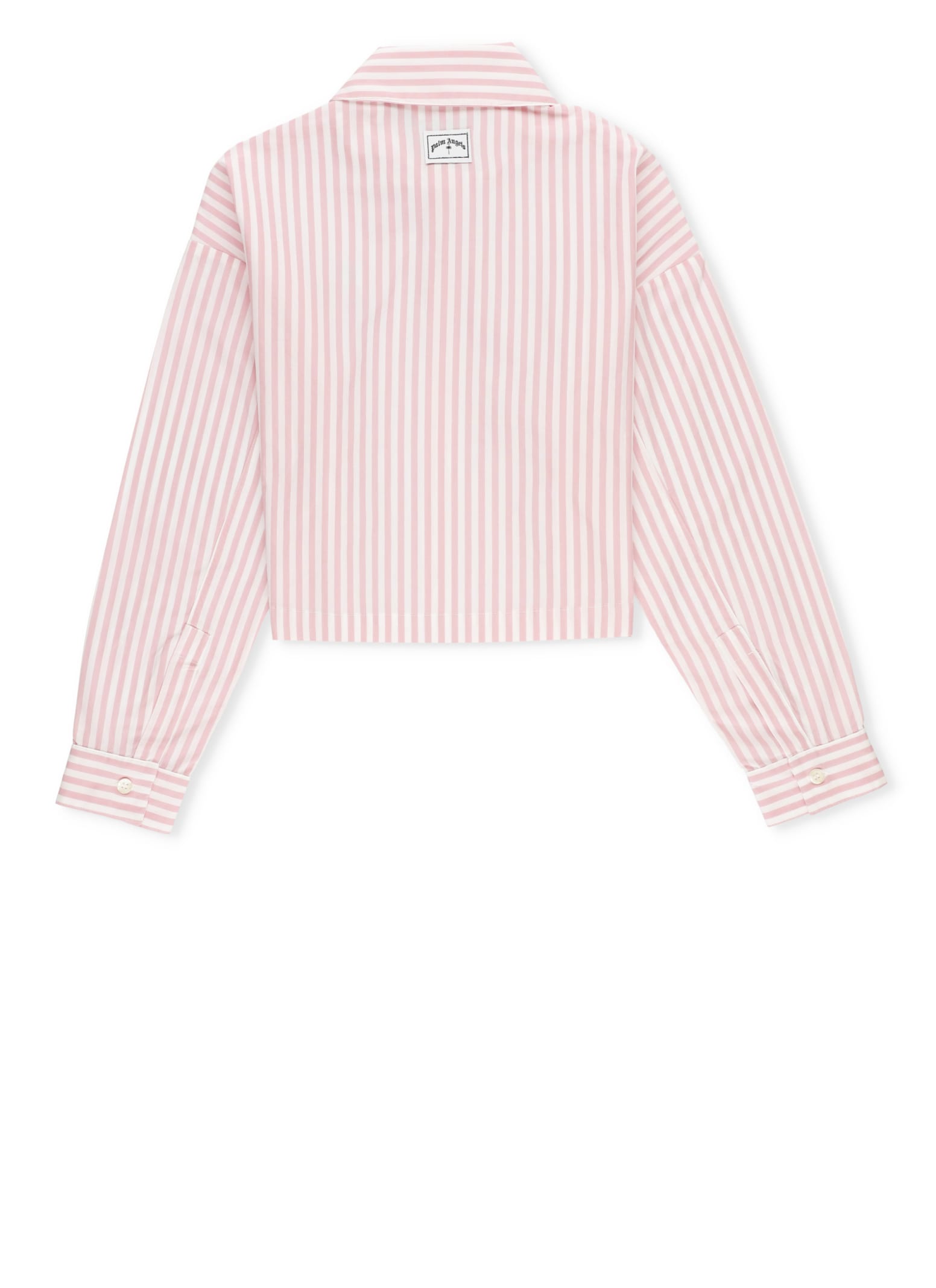 Shop Palm Angels Shirt With Logo In Pink