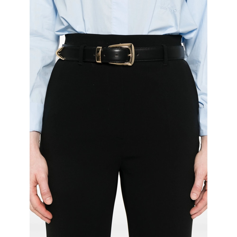 Max Mara Hugo Boss Cotton Pants In Black