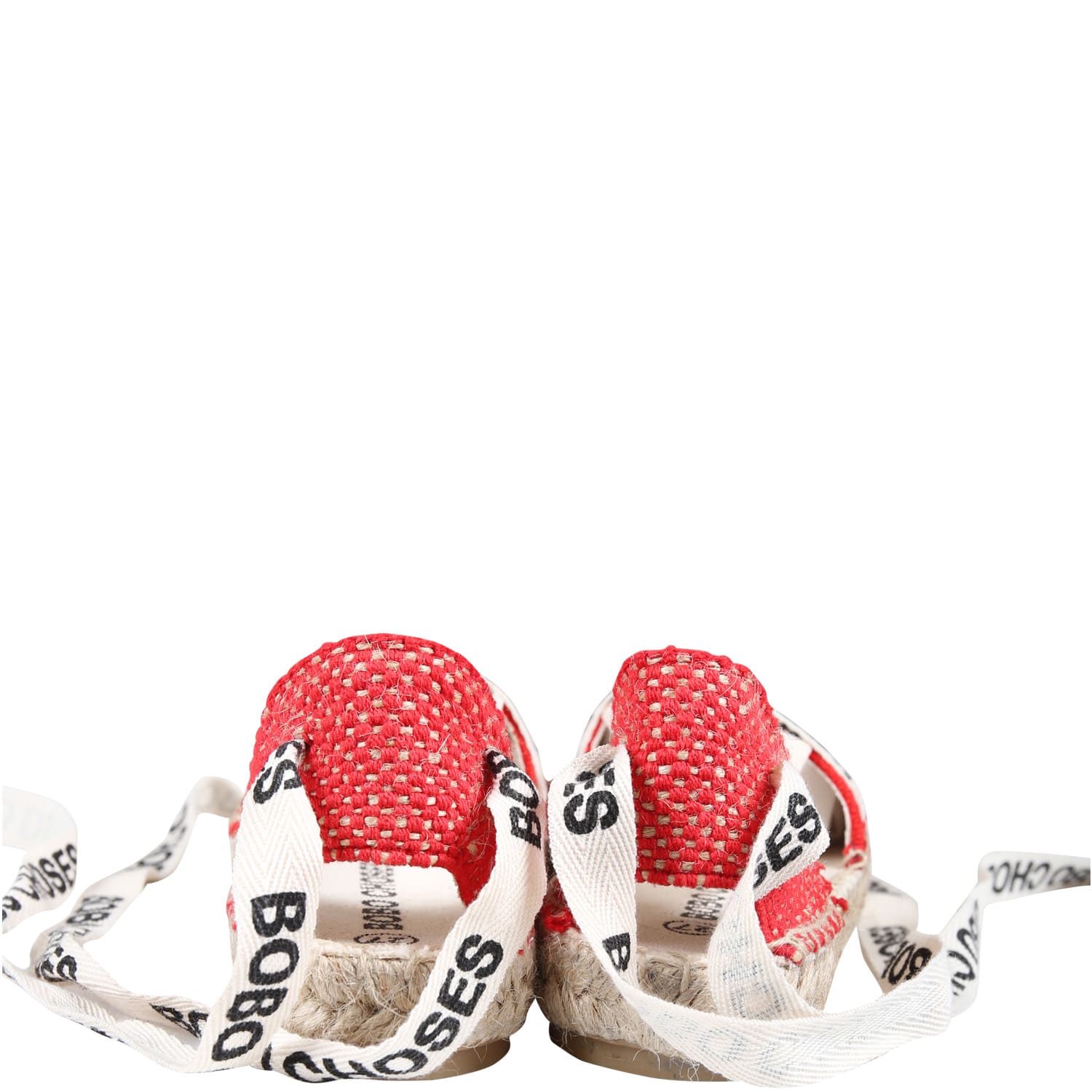 Shop Bobo Choses Red Espadrilles For Girl With Logo