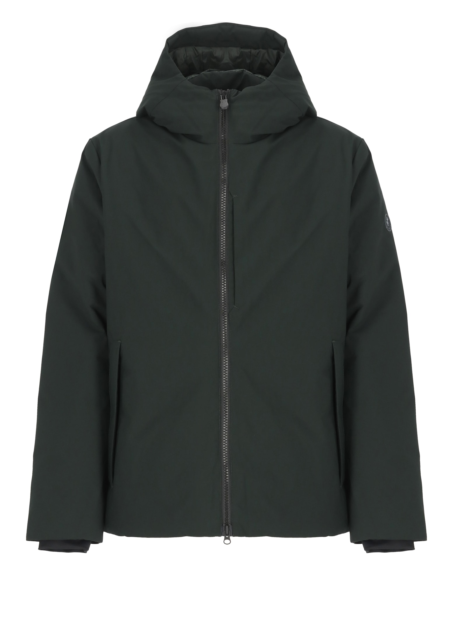 Save The Duck Obione Padded Short Jacket In Green