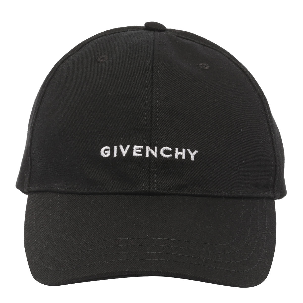 Shop Givenchy Embroidered Logo Cap In Black