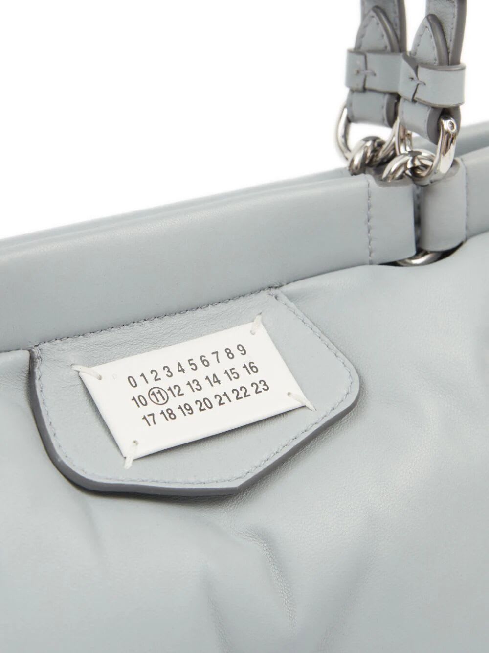 Shop Maison Margiela Glam Slam Handbag Small In Mist