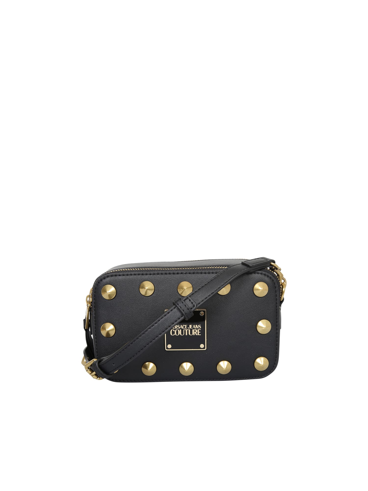 Versace Jeans Couture Stud-embellished Crossbody Bag