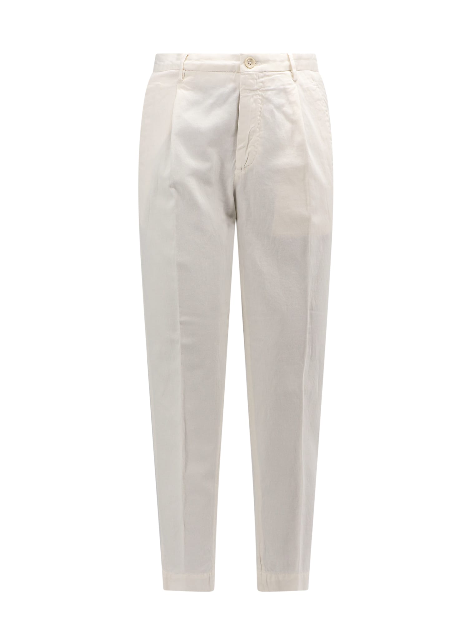 Shop Incotex 54 Trouser In Cream