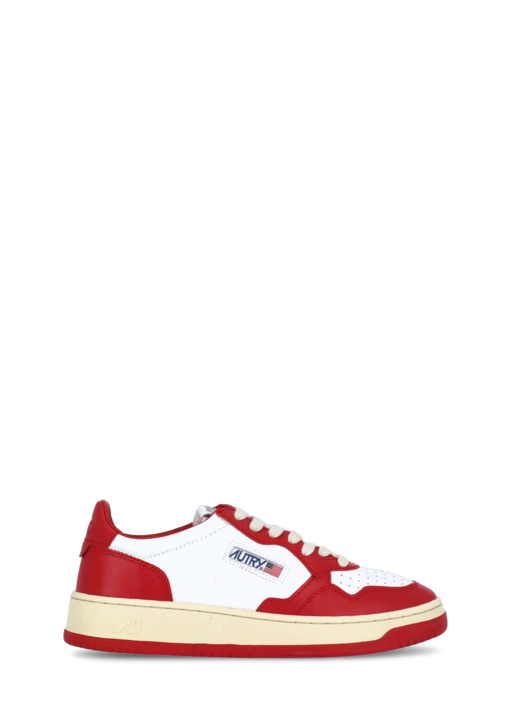 Shop Autry Medalist Low Sneakers In Red