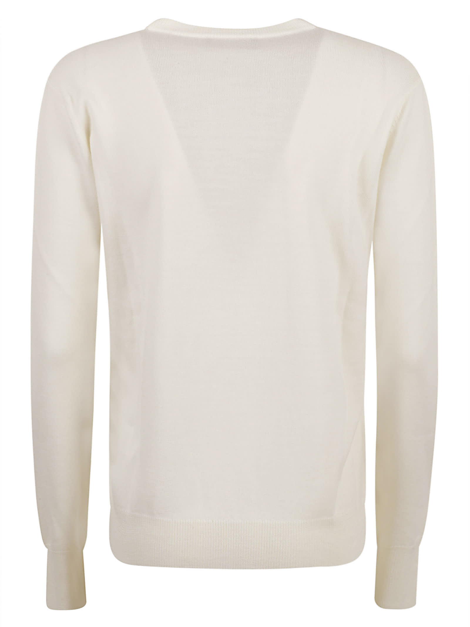 Fabiana Filippi Embellished Sweater In White