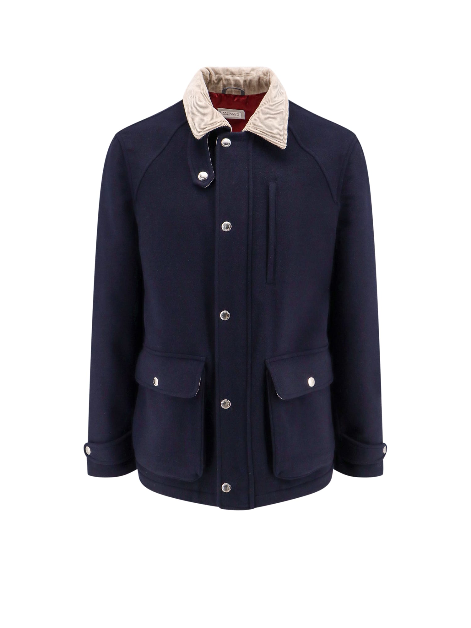 Shop Brunello Cucinelli Jacket In Blue