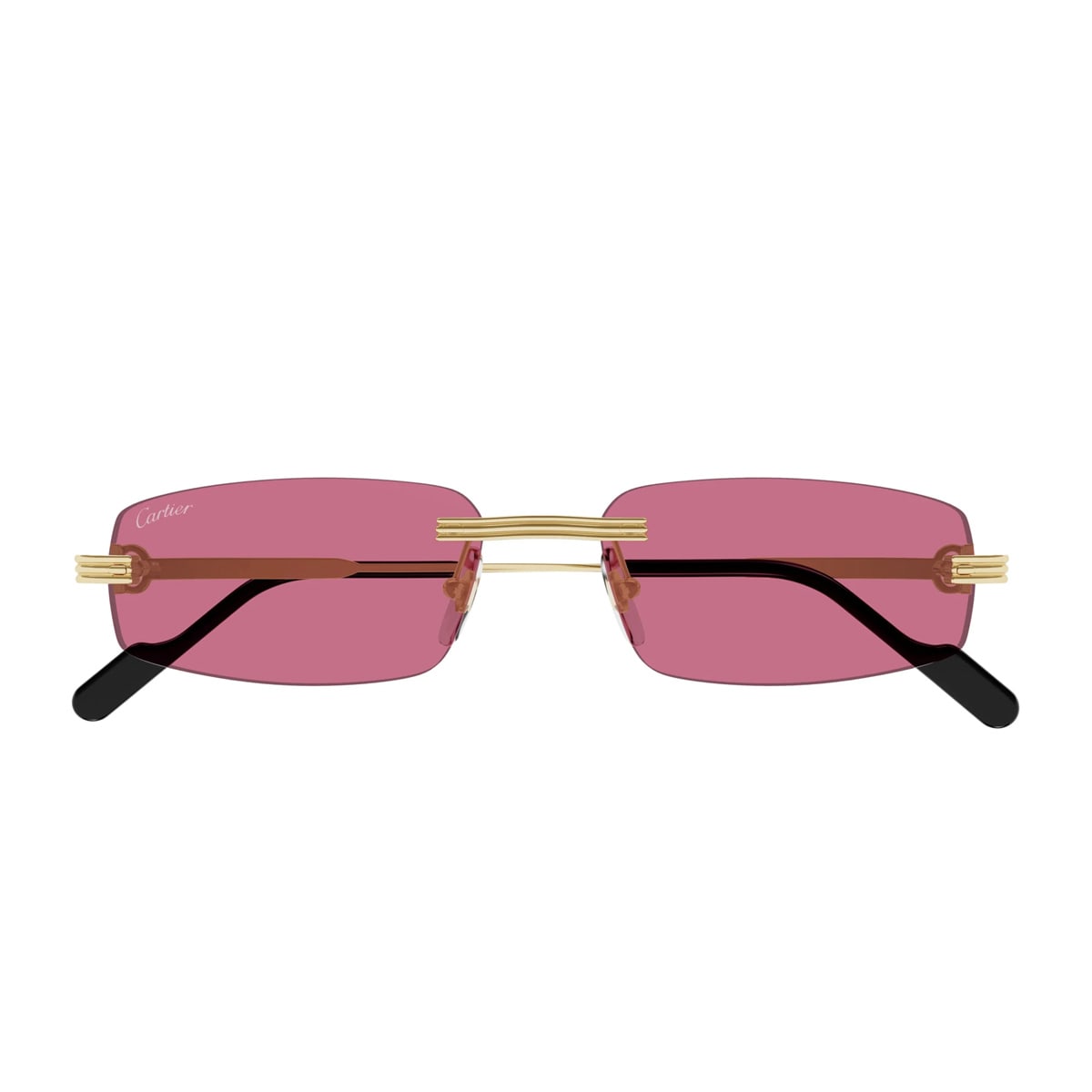 Cartier Ct0535s Première De Cartier 004 Gold Pink Sunglasses