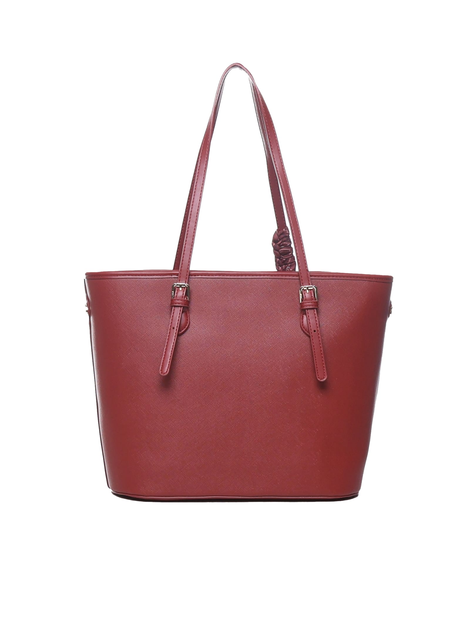V73 Alice Tote Bag In Ecoleather In Ruby