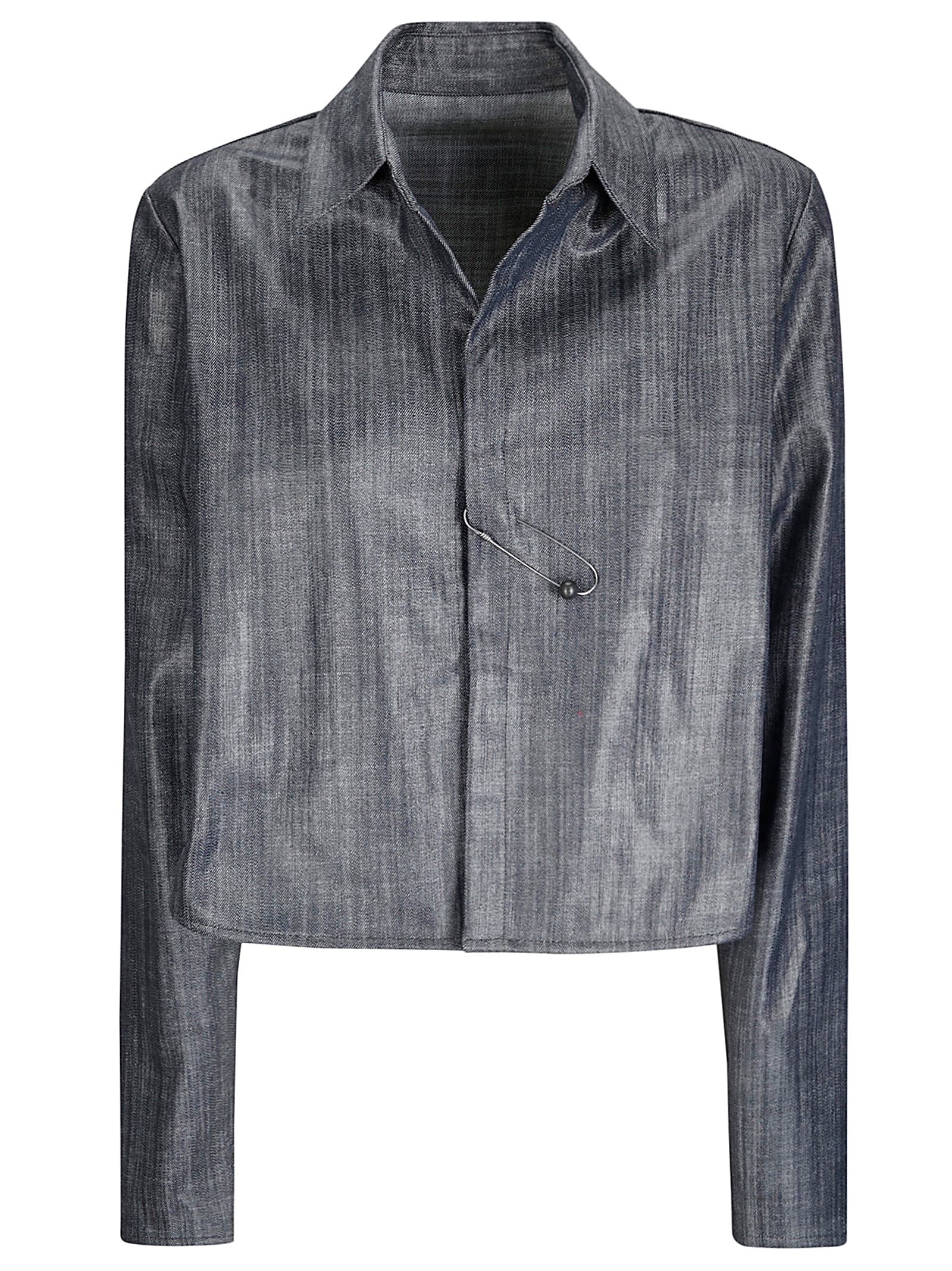 MARIA CALDERARA DENIM SHORT JACKET