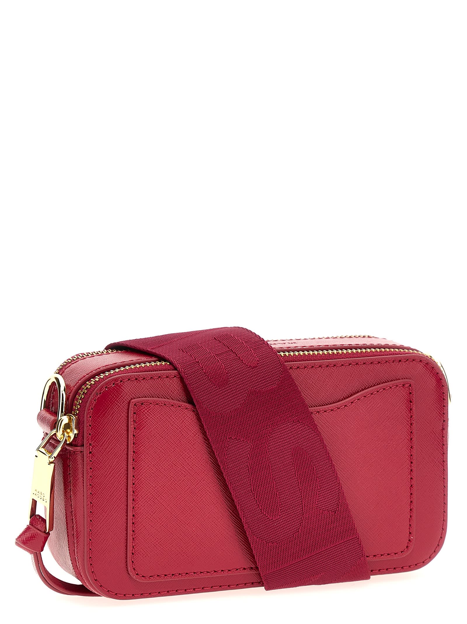 Shop Marc Jacobs The Utility Snapshot Crossbody Bag In Pink