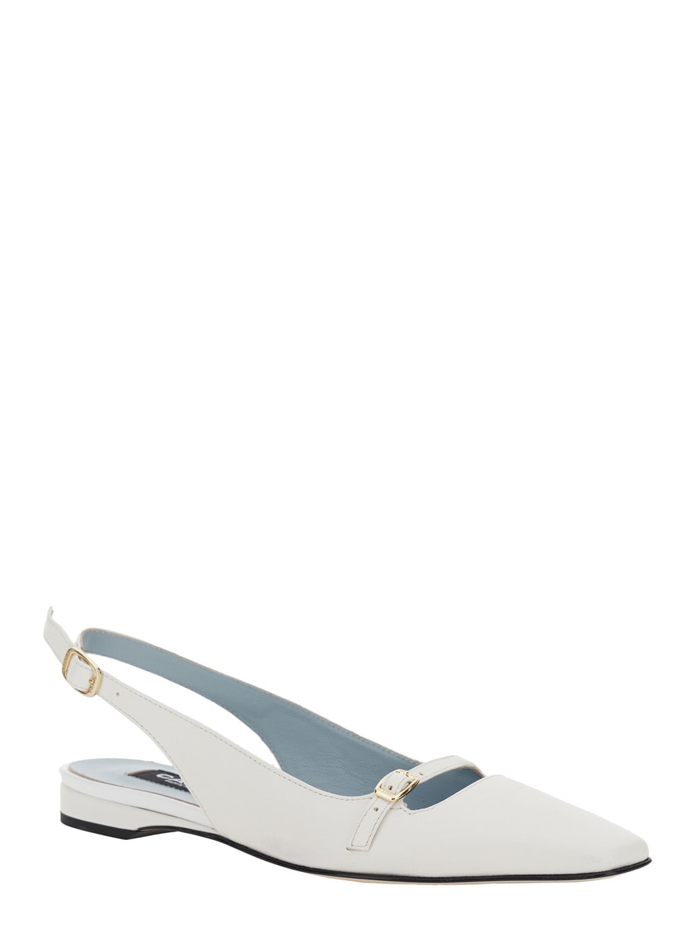 CAREL NINON BEIGE SLINGBACK BALLET SHOES IN LEATHER WOMAN