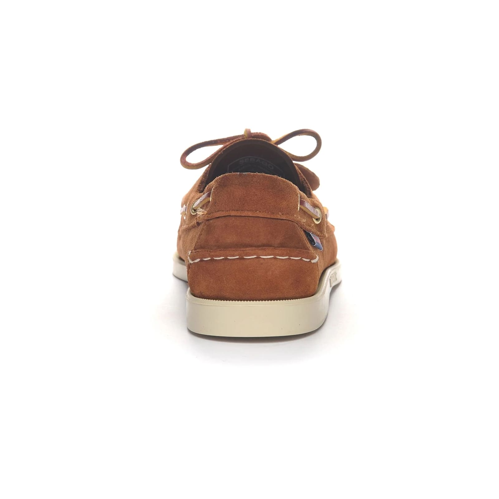 Sebago Italian Suede Moccasins With Hand-stitched Detailing In Afr Castagna