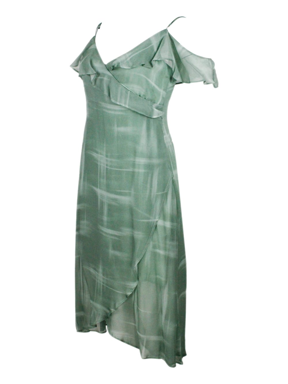 Armani Exchange Vestido Midi - Verde In Green
