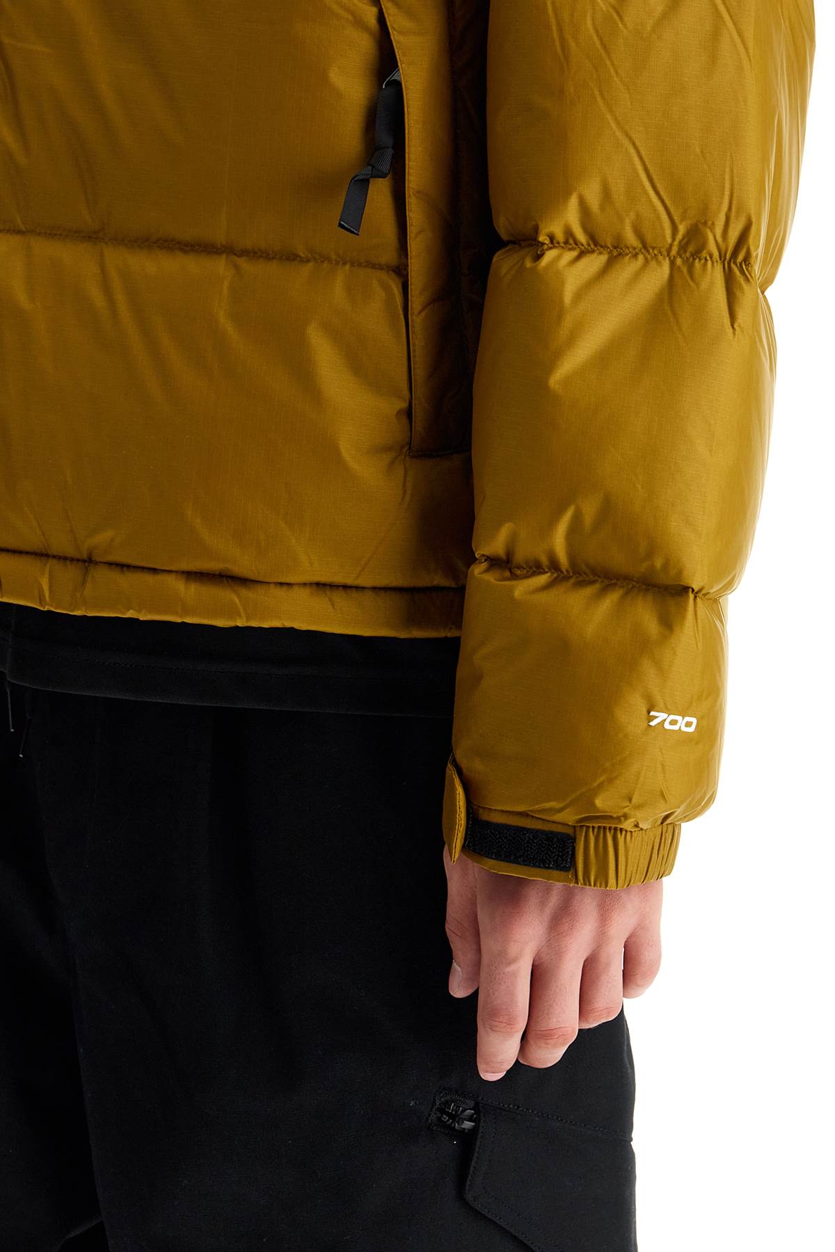 Shop The North Face 1996 Retro Nuptse Down Jacket In Moss Green/tnf Black (khaki)