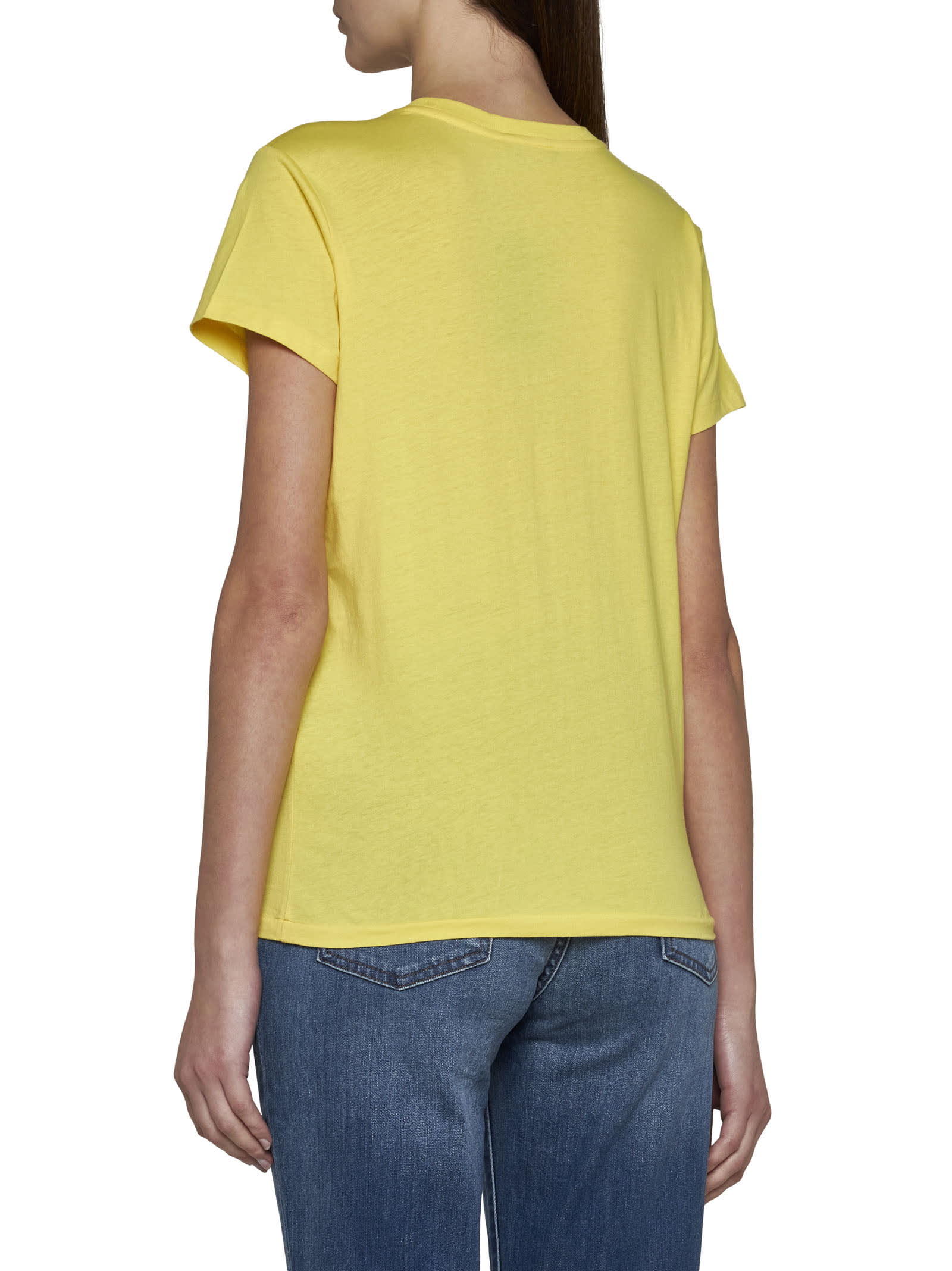 Shop Polo Ralph Lauren T-shirt In Coastal Yellow