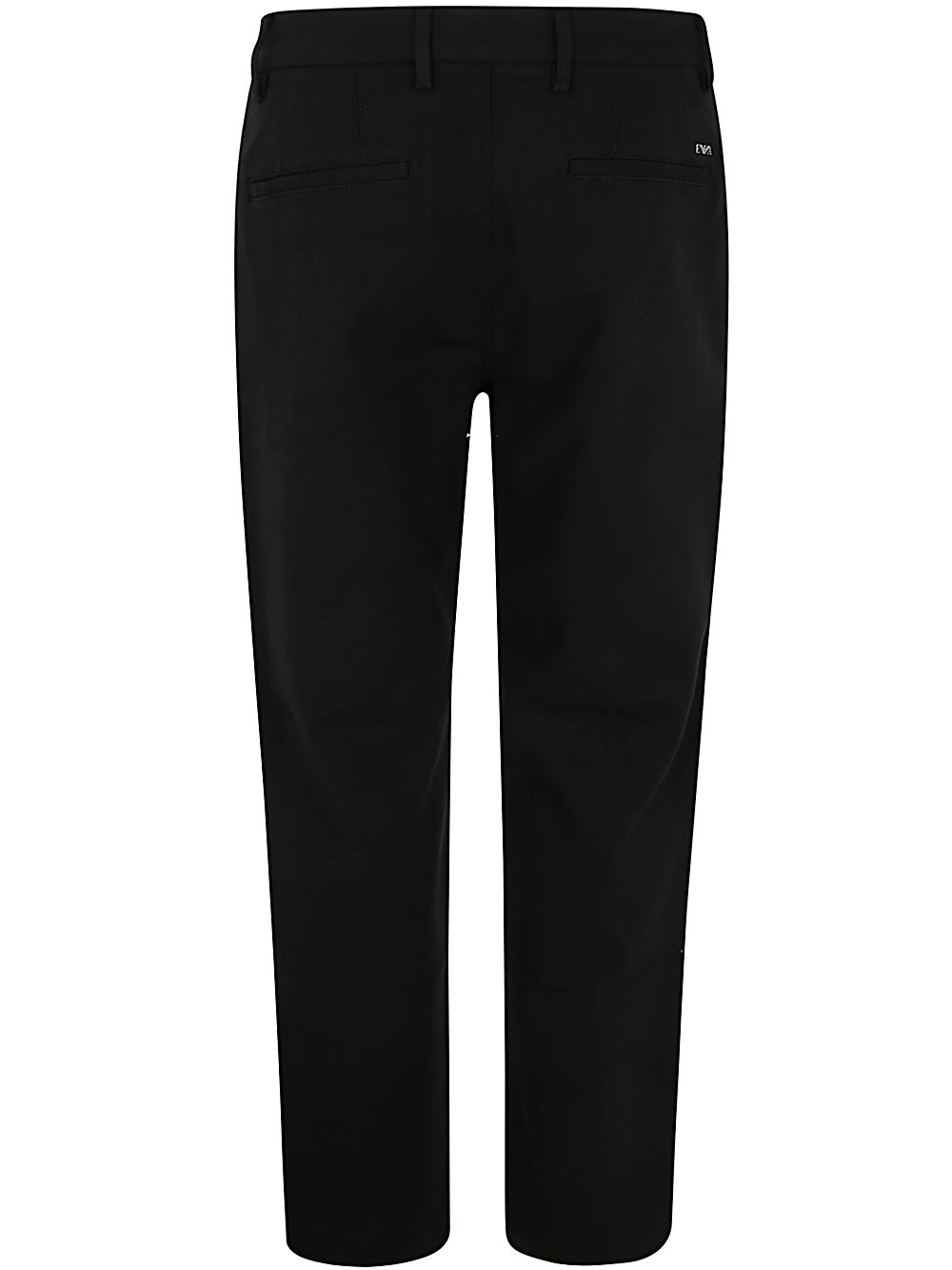 Shop Emporio Armani Trousers In Black