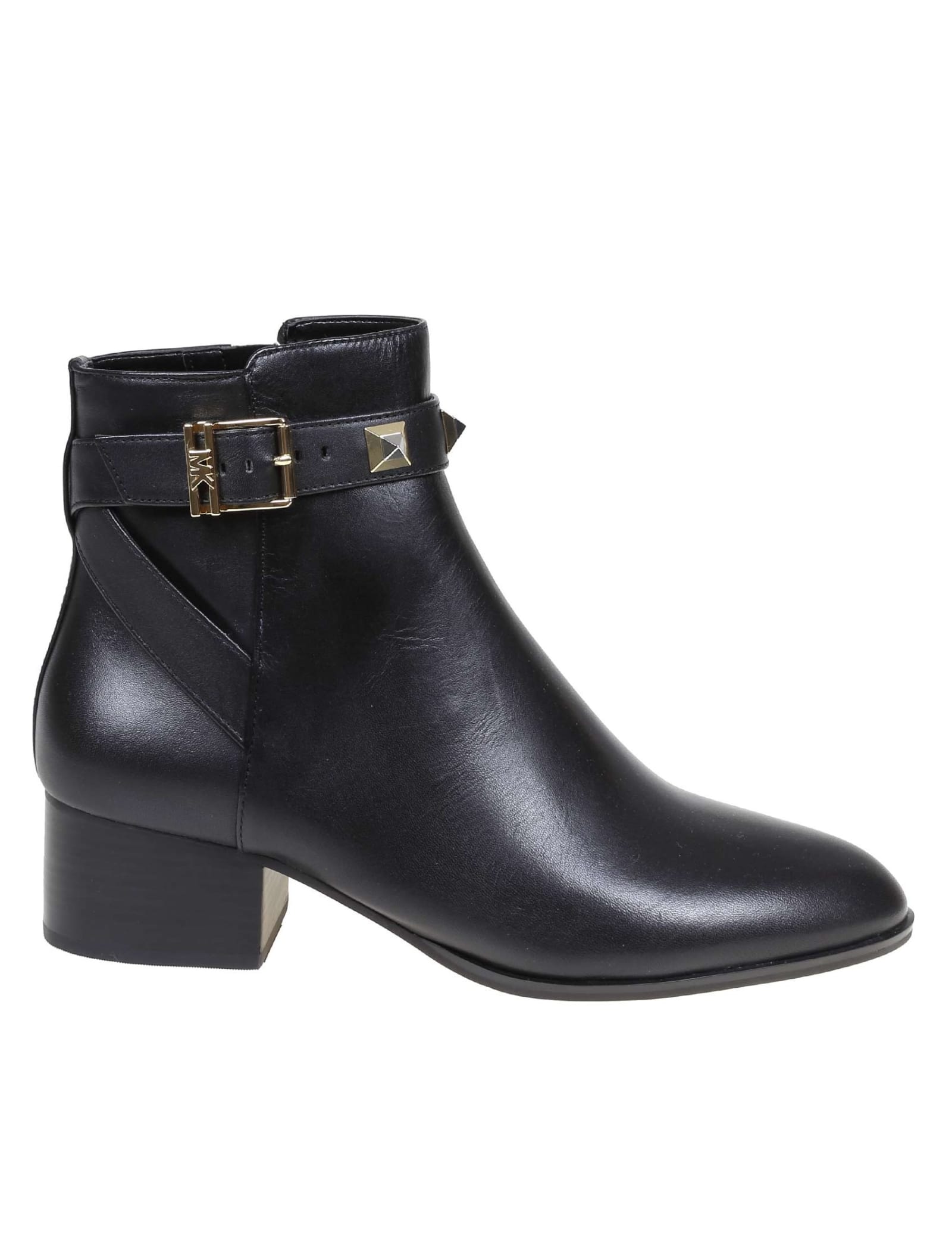 Michael Kors Britton Boots In Black Leather