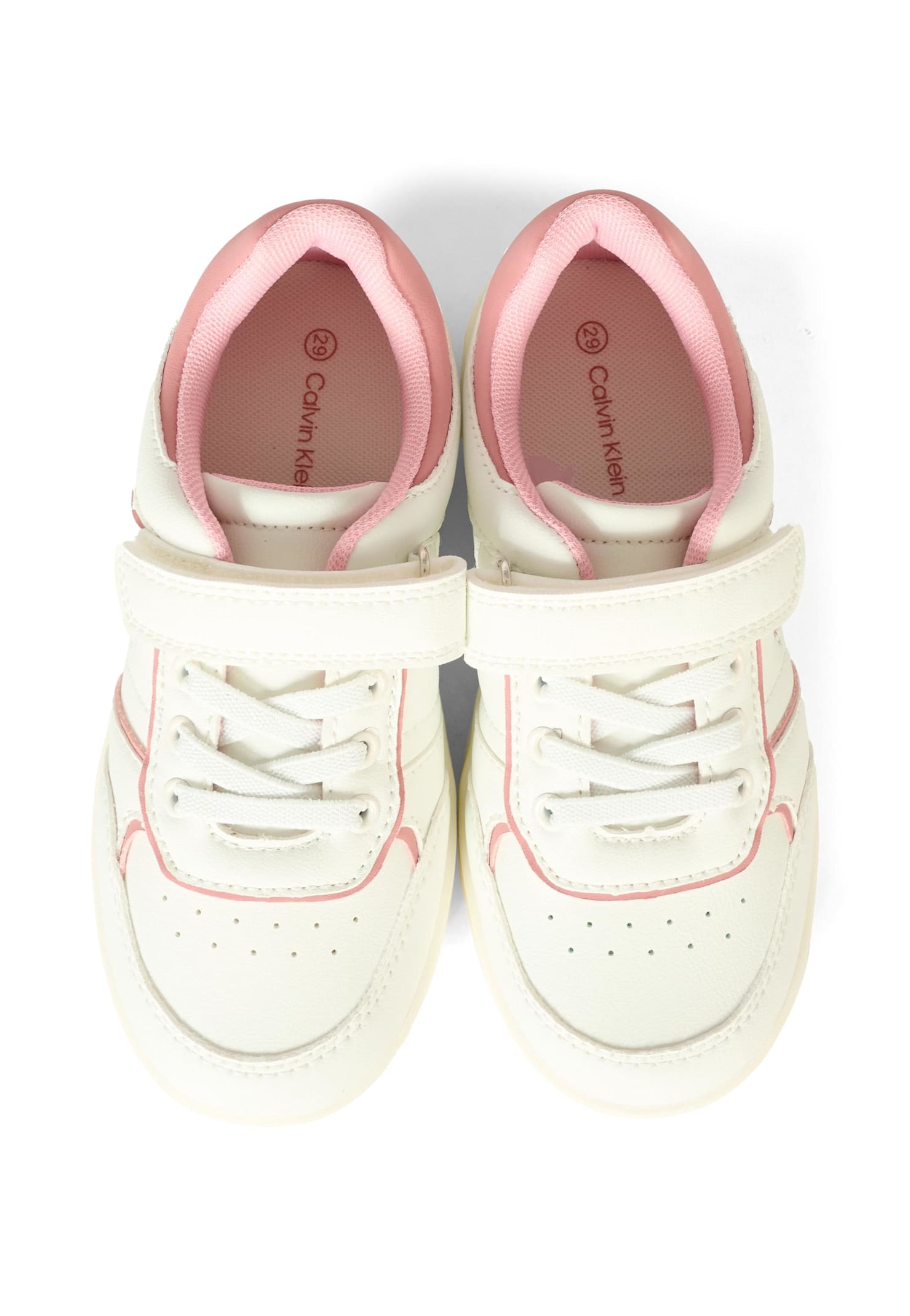 Calvin Klein Logo Sneakers In White