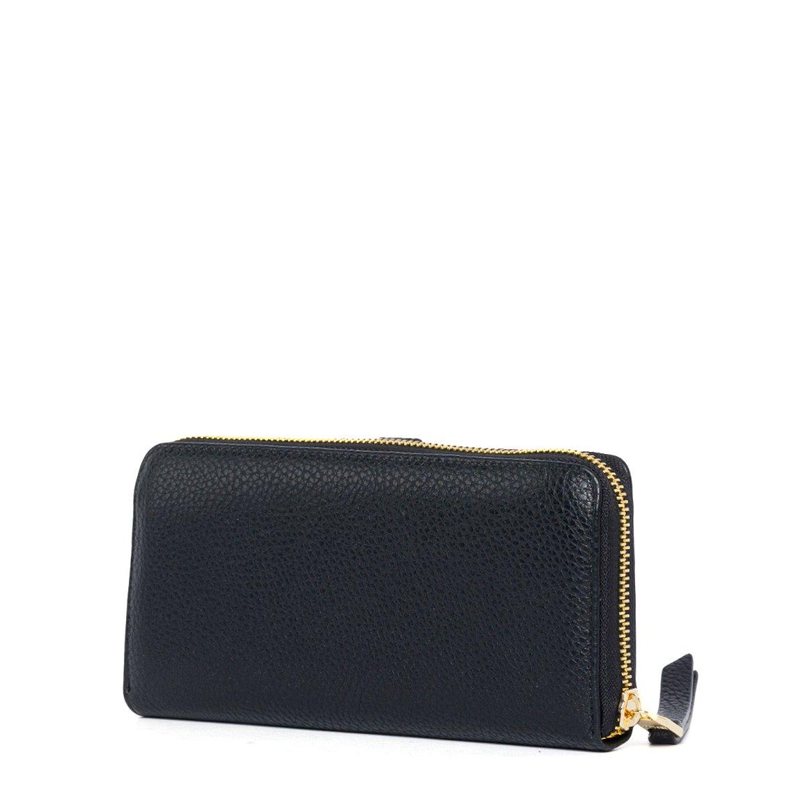 Versace Jeans Couture Continental Wallet In Black