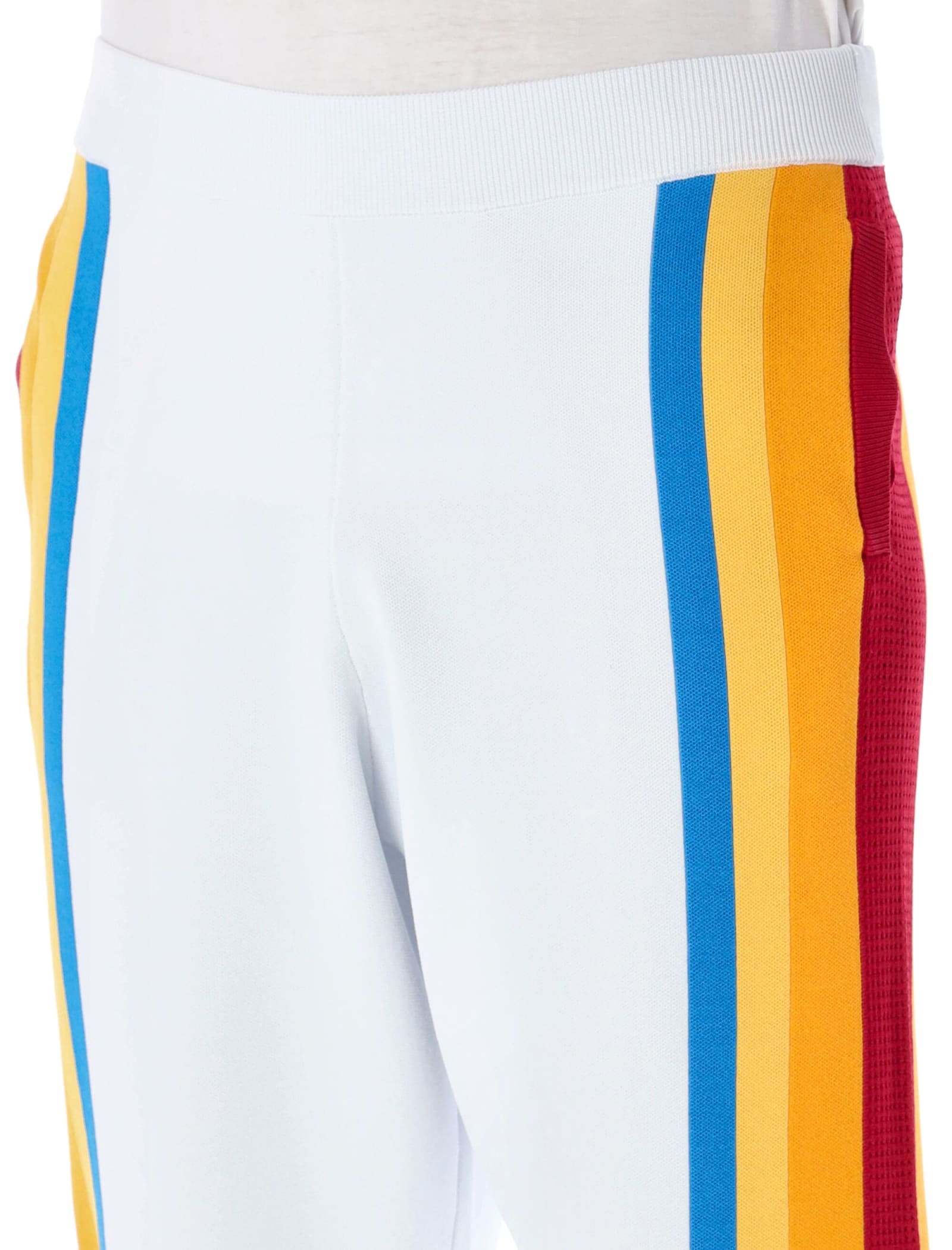 Casablanca Striped Track Pants Men In White