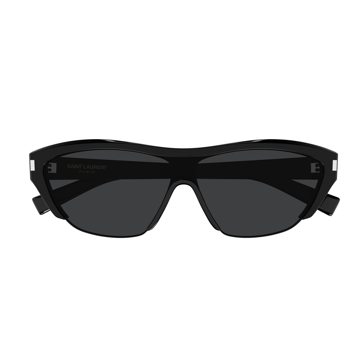 Shop Saint Laurent Sl 704 Linea Corner Angle 001 Black Sunglasses